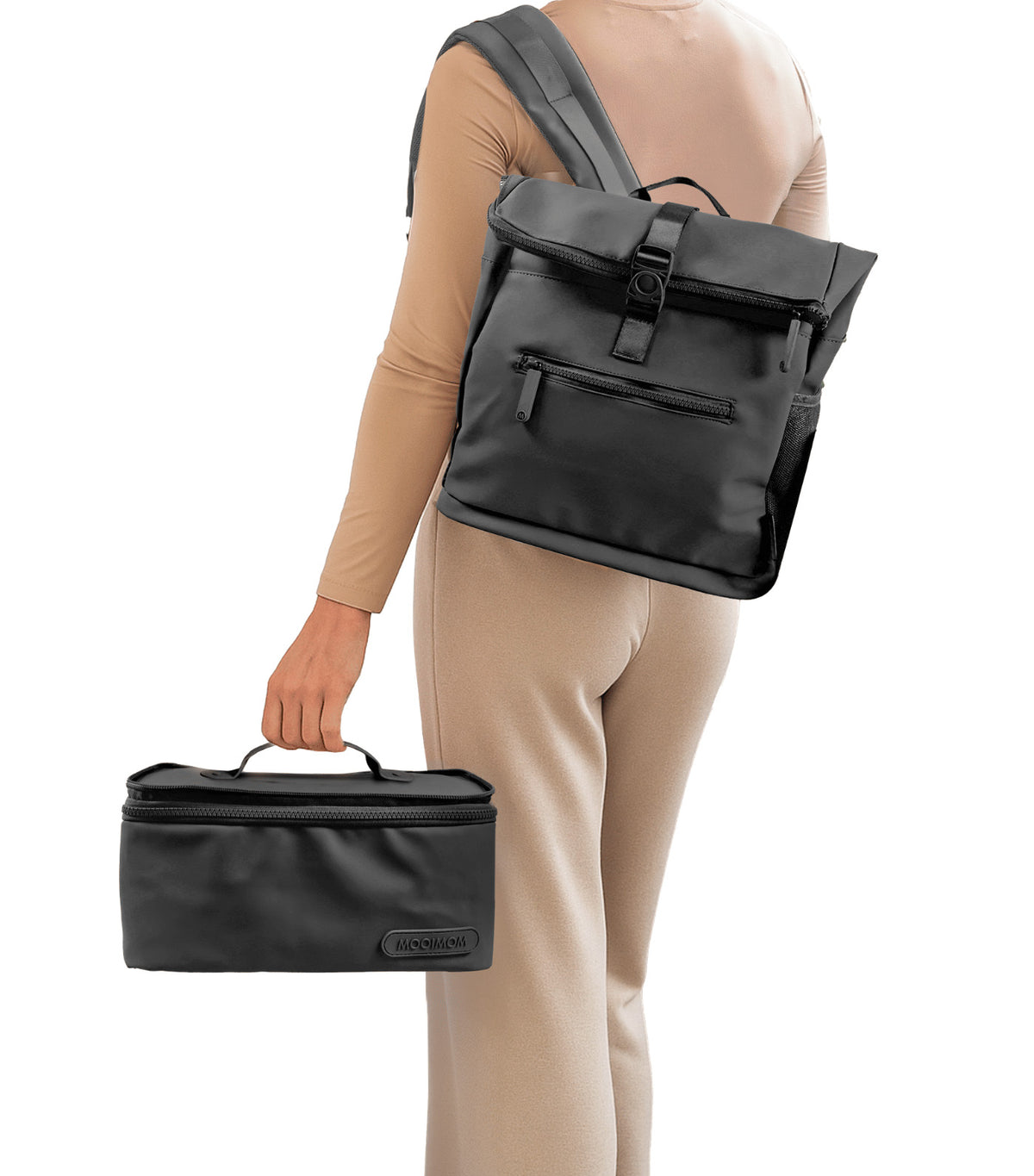 On the Go Diaper & Cooling Bag Black