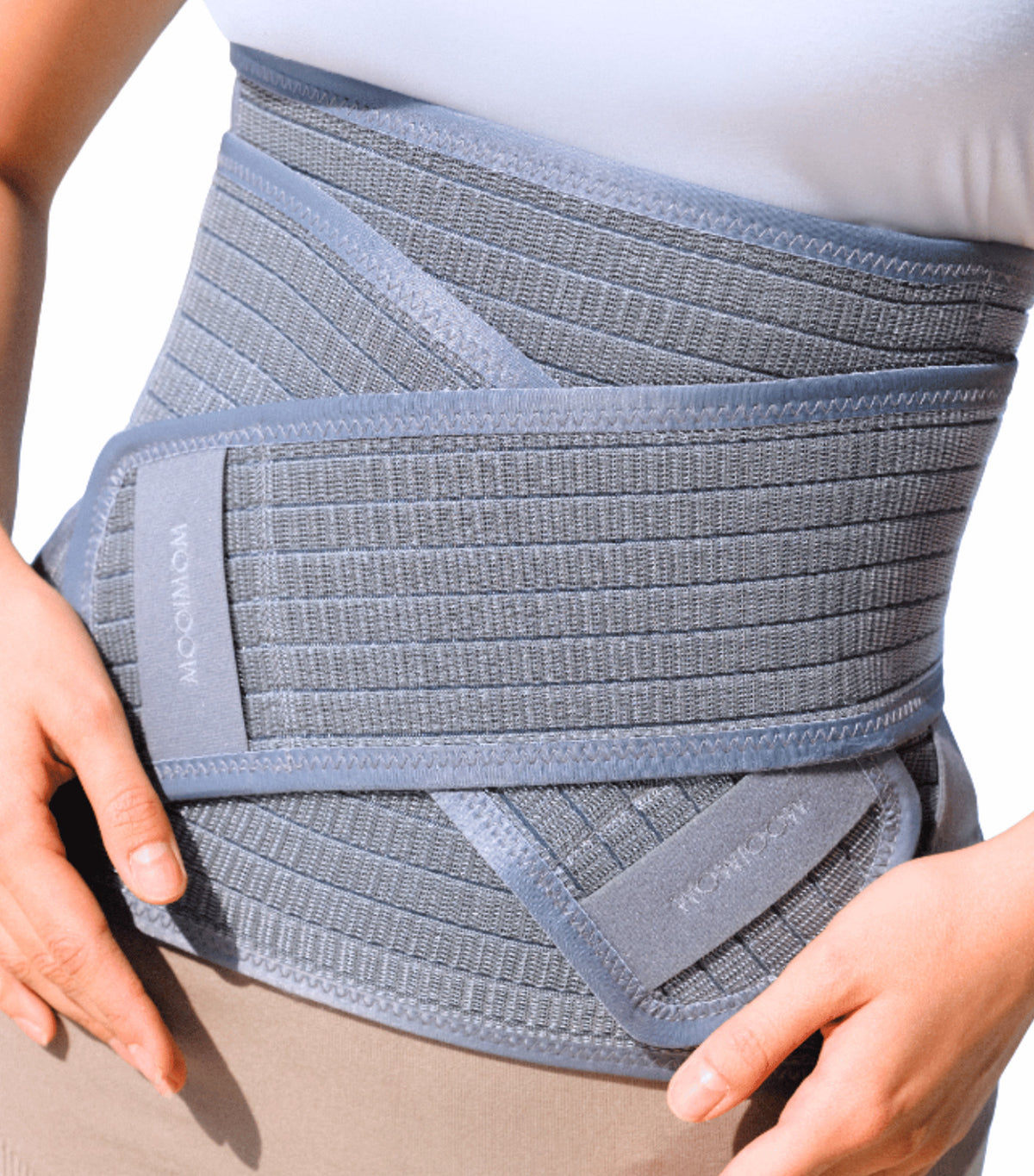 CoolWeave Bamboo Postpartum Corset Gray