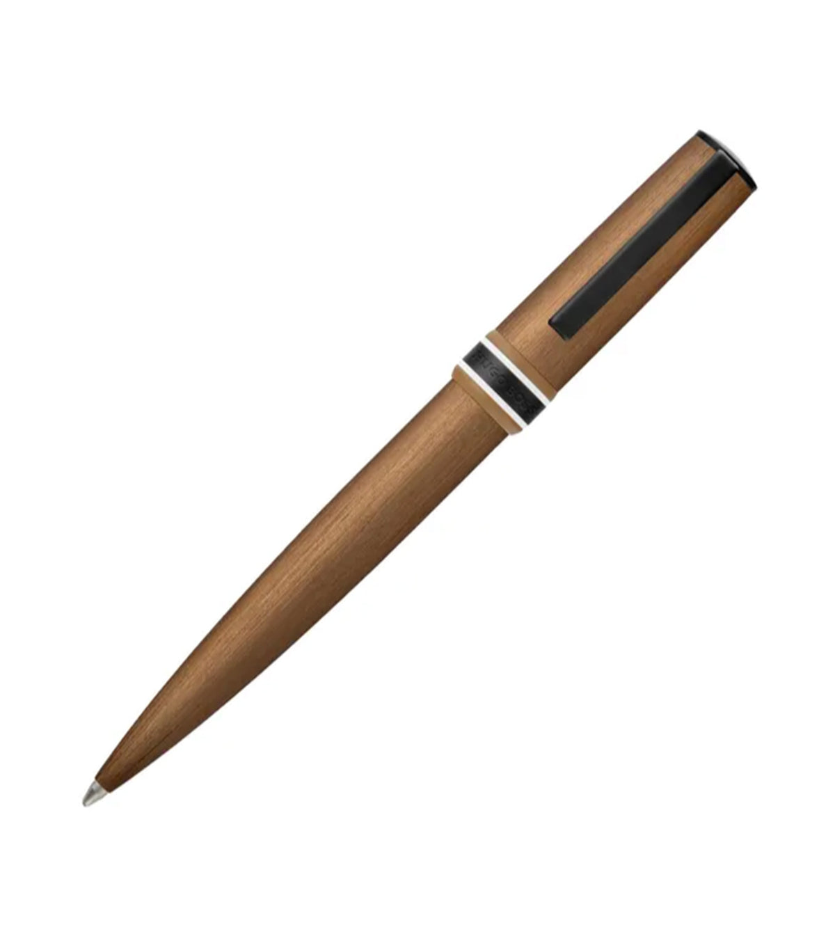 Ballpoint Pen Arche Brushed Ring Camel