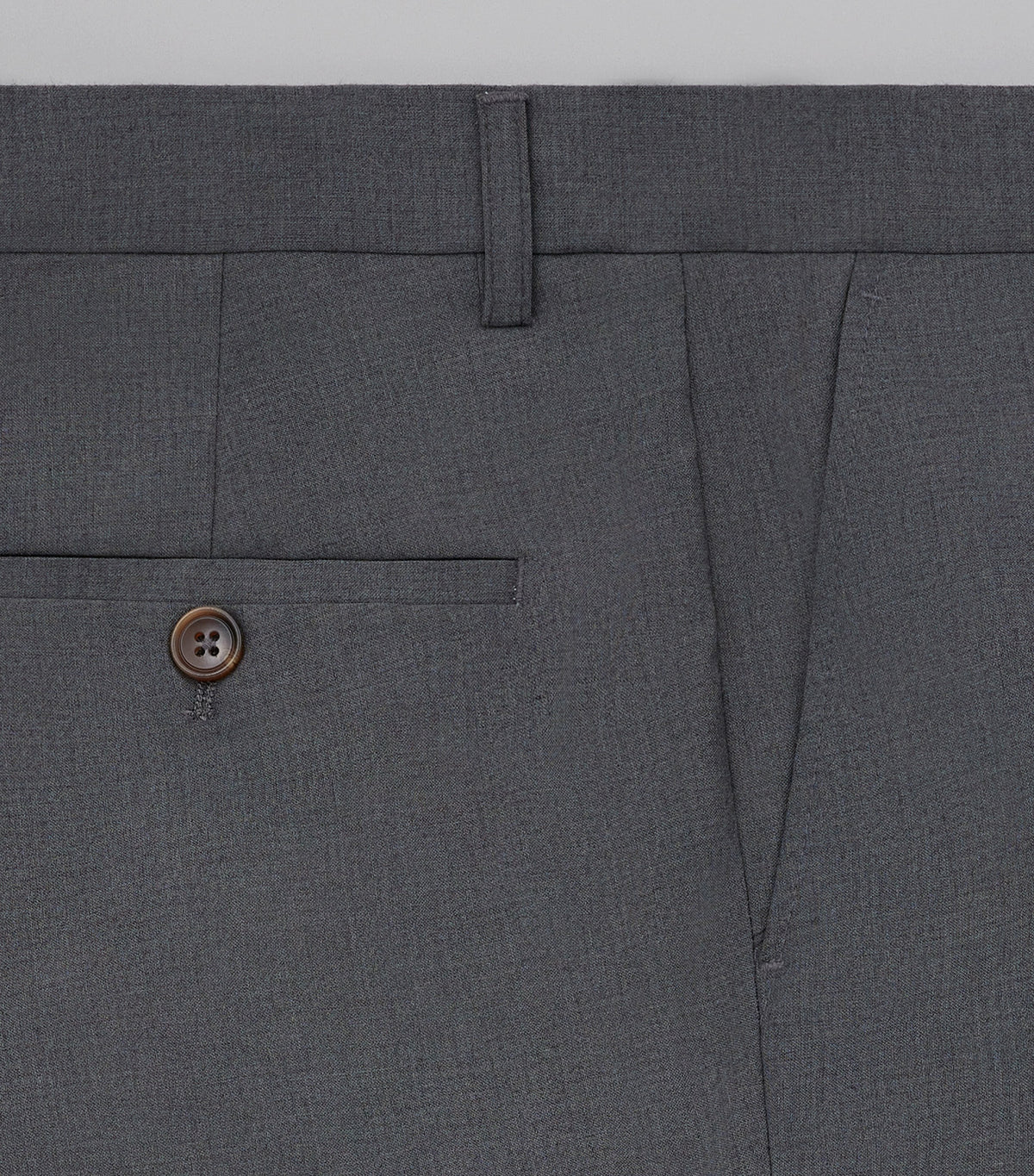Regular Suit Pants Gray