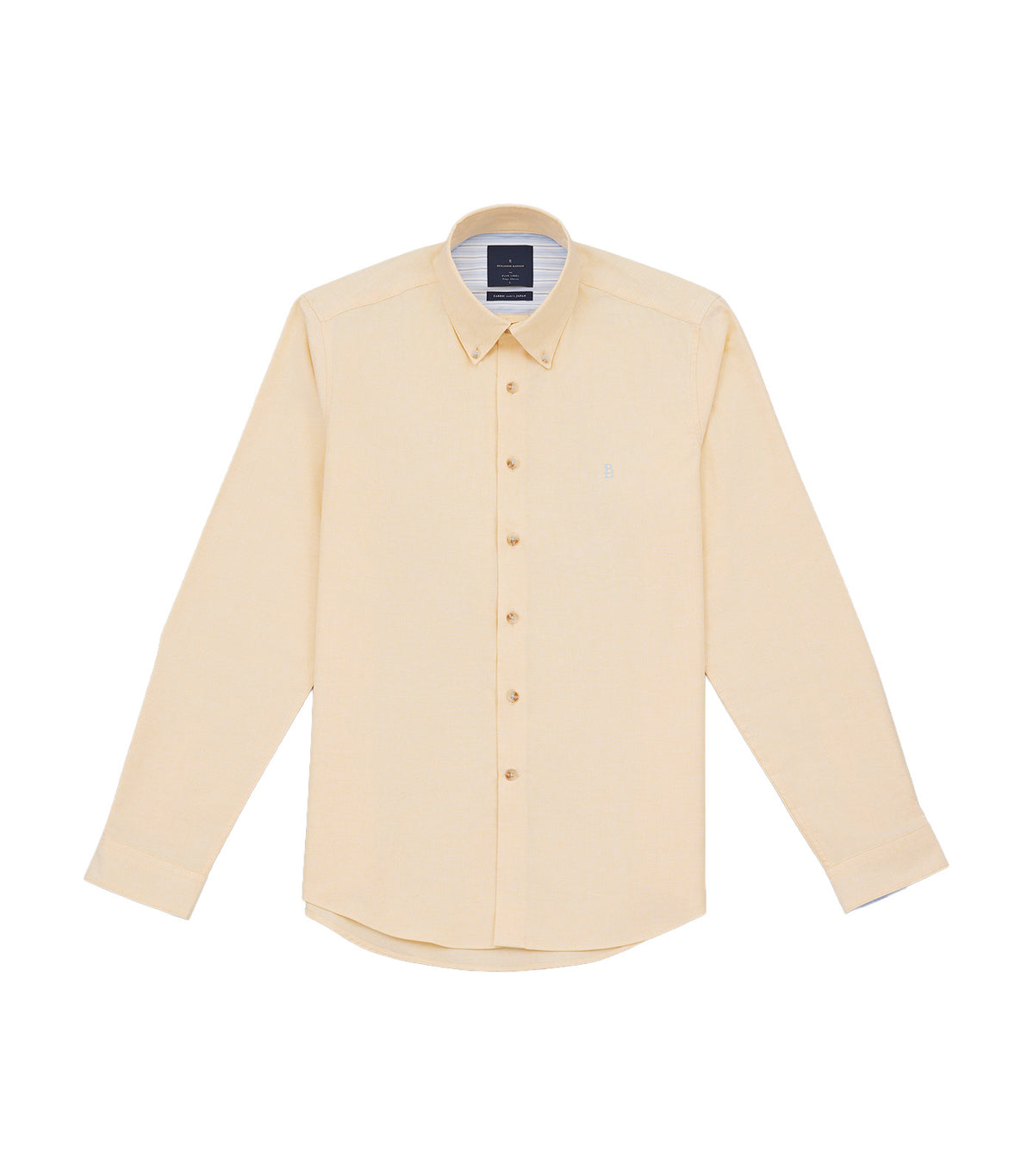 Ish Logo Button Down Shirt Yellow