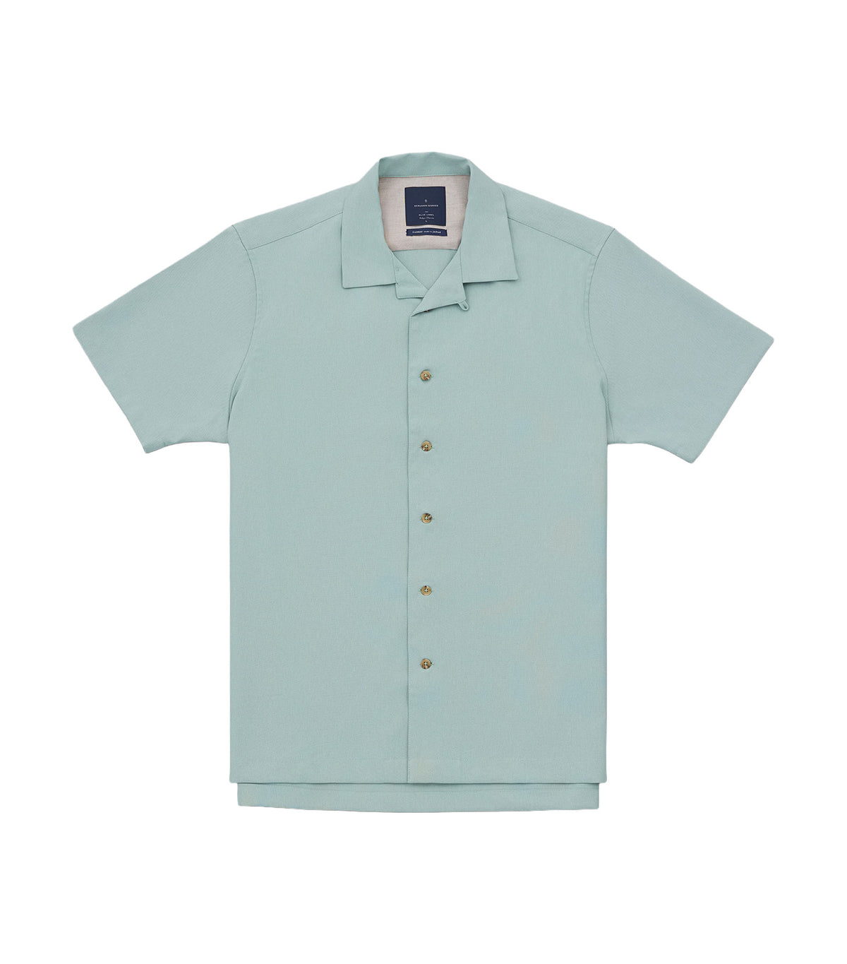 Aki Cuban Shirt Granite Green