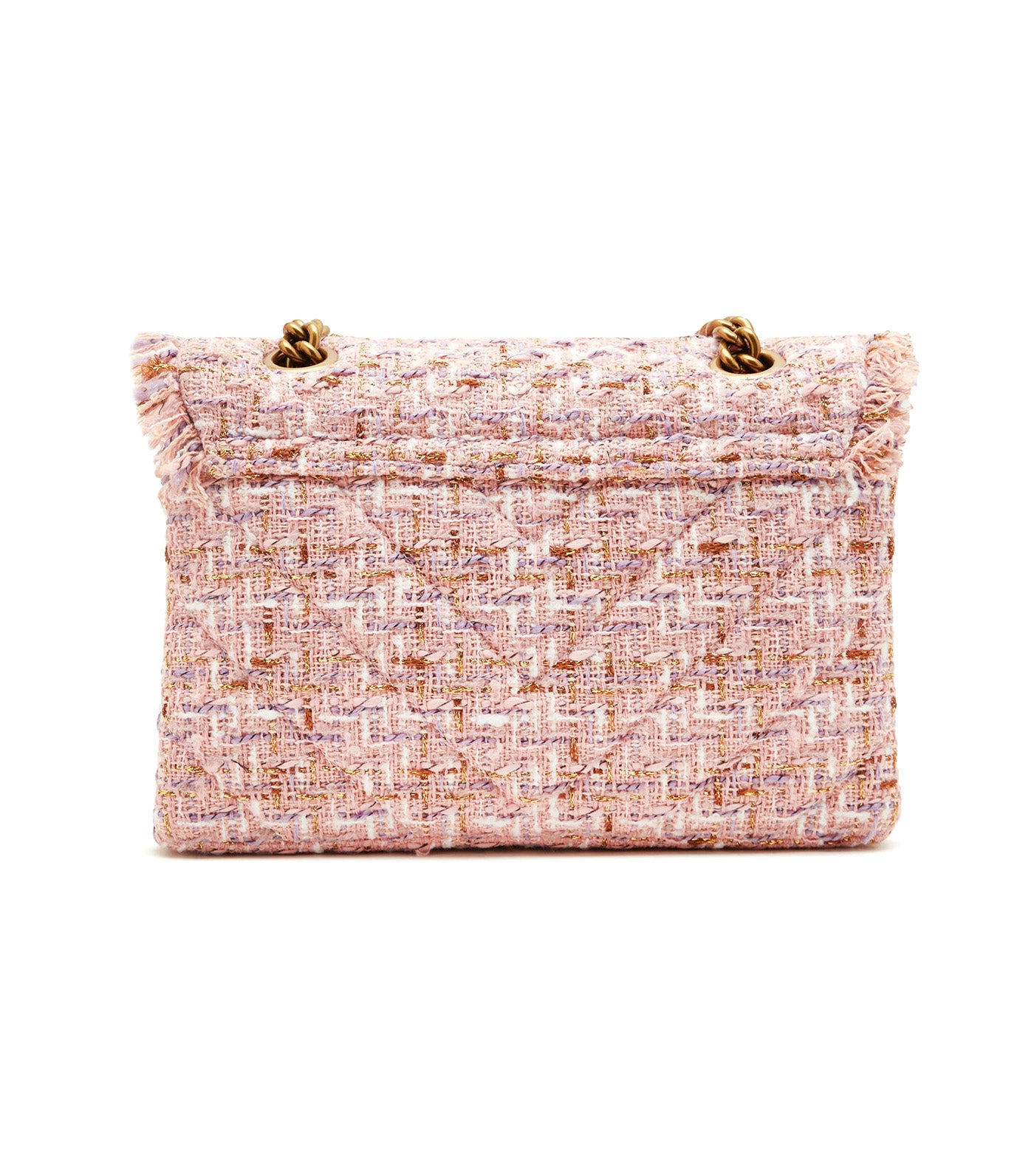 Tweed Kensington Bag Pale Pink