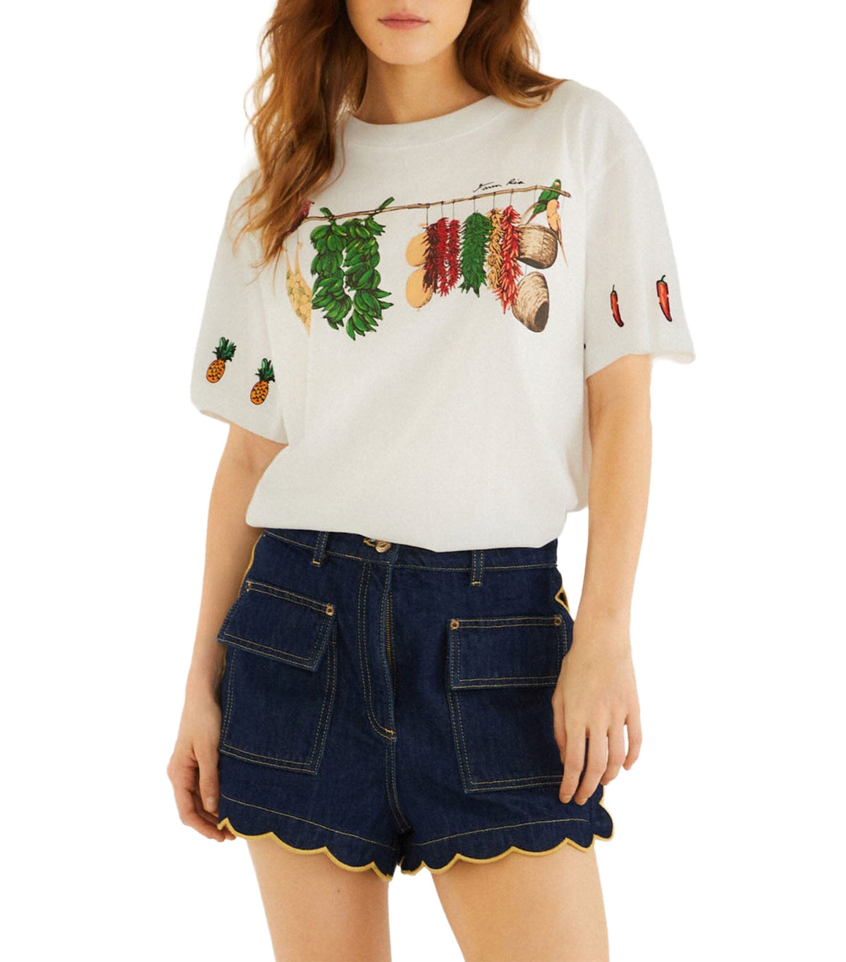 Brazilian Bodega Short Sleeve T-Shirt Off-White