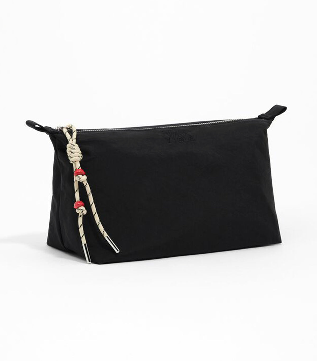 Large Graphite Nylon Trapecio Make-Up Case Graphite