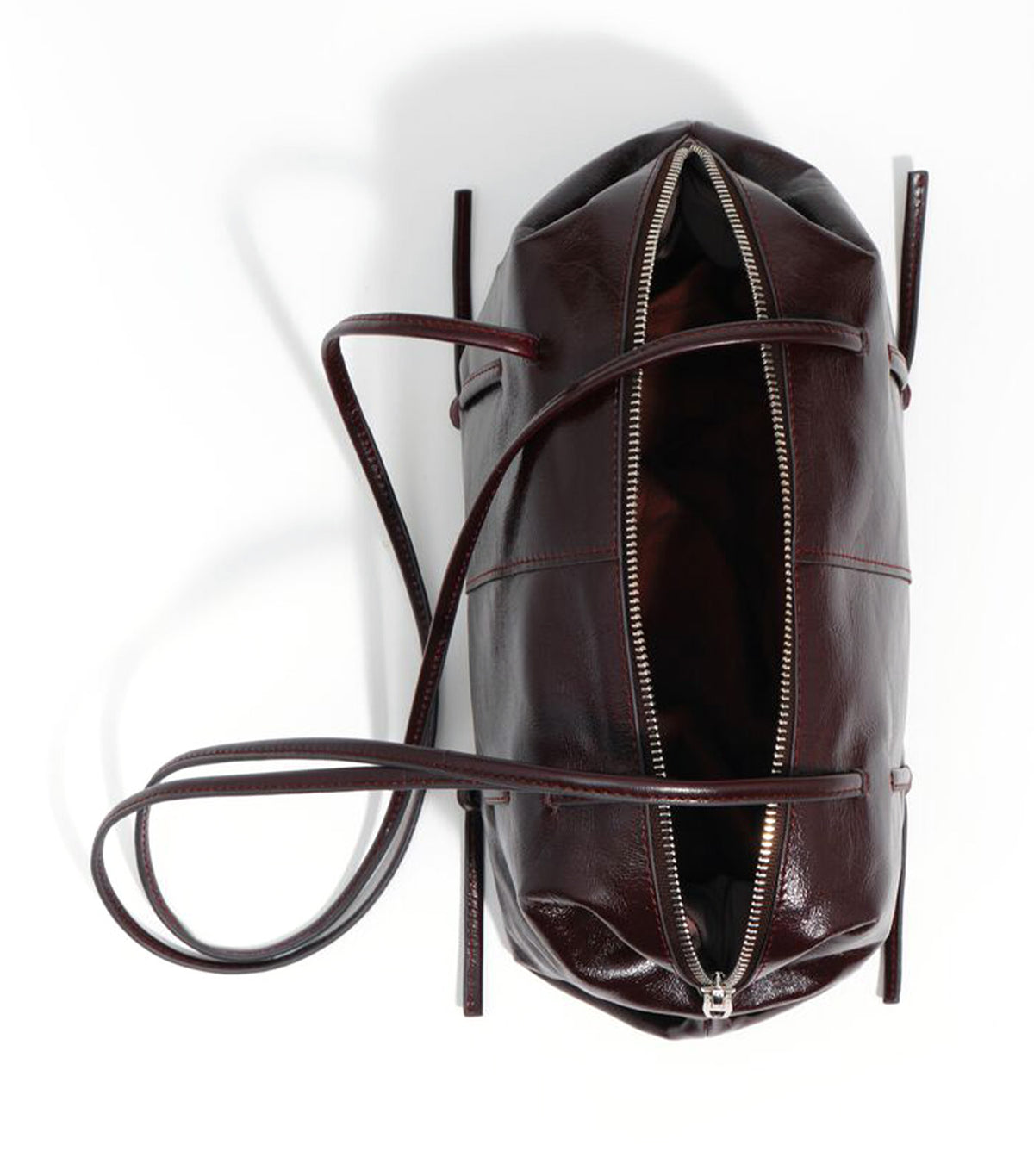 Leather Lolita Bag Dark Burgundy