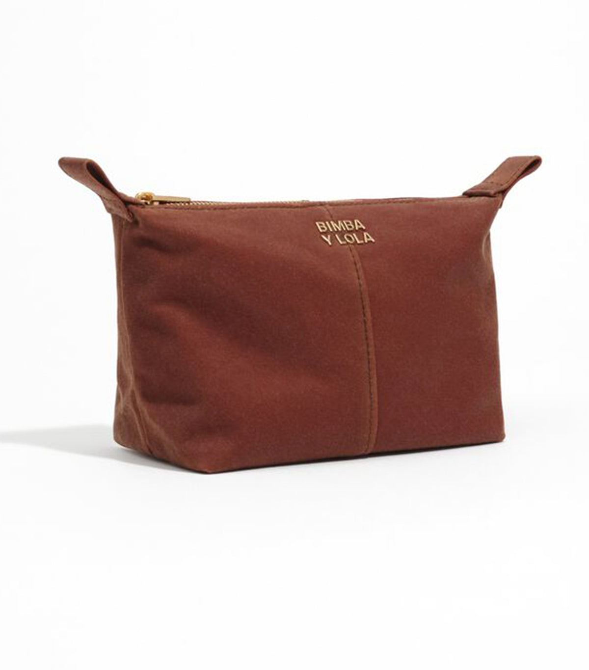 Small Trapecio Make-Up Case Rust