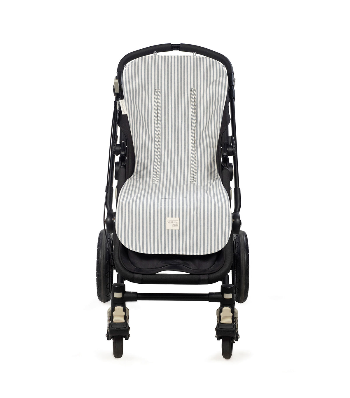 Stroller Seat Liner Praliné Stripes Matcha