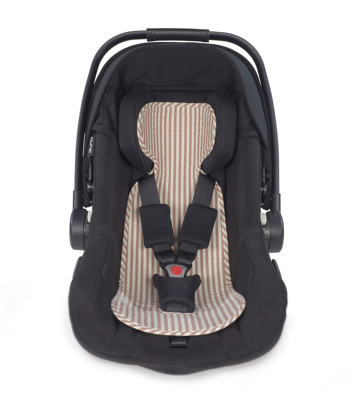 Auto Car Seat Liner Praliné Stripes Moka