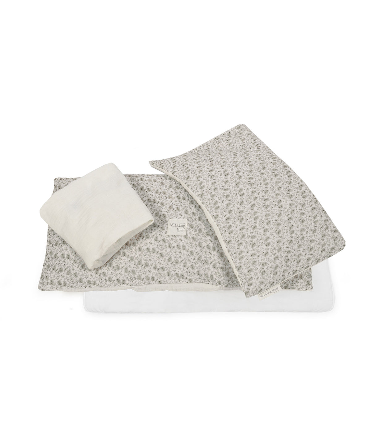 Crib Duvet + Fitted Sheet + Cushion Gala Mint