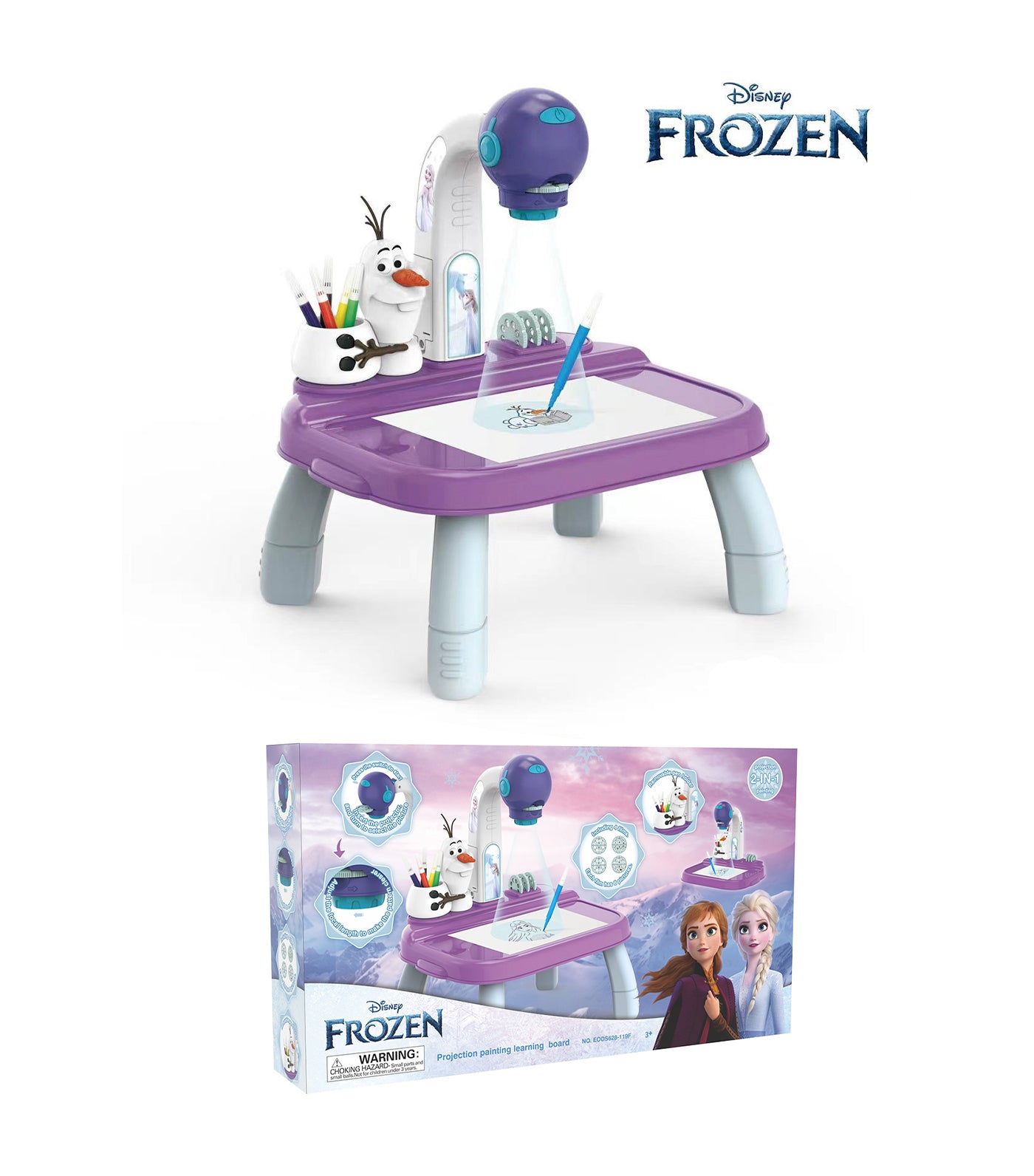 Frozen 2 Projector Board Set with Olaf