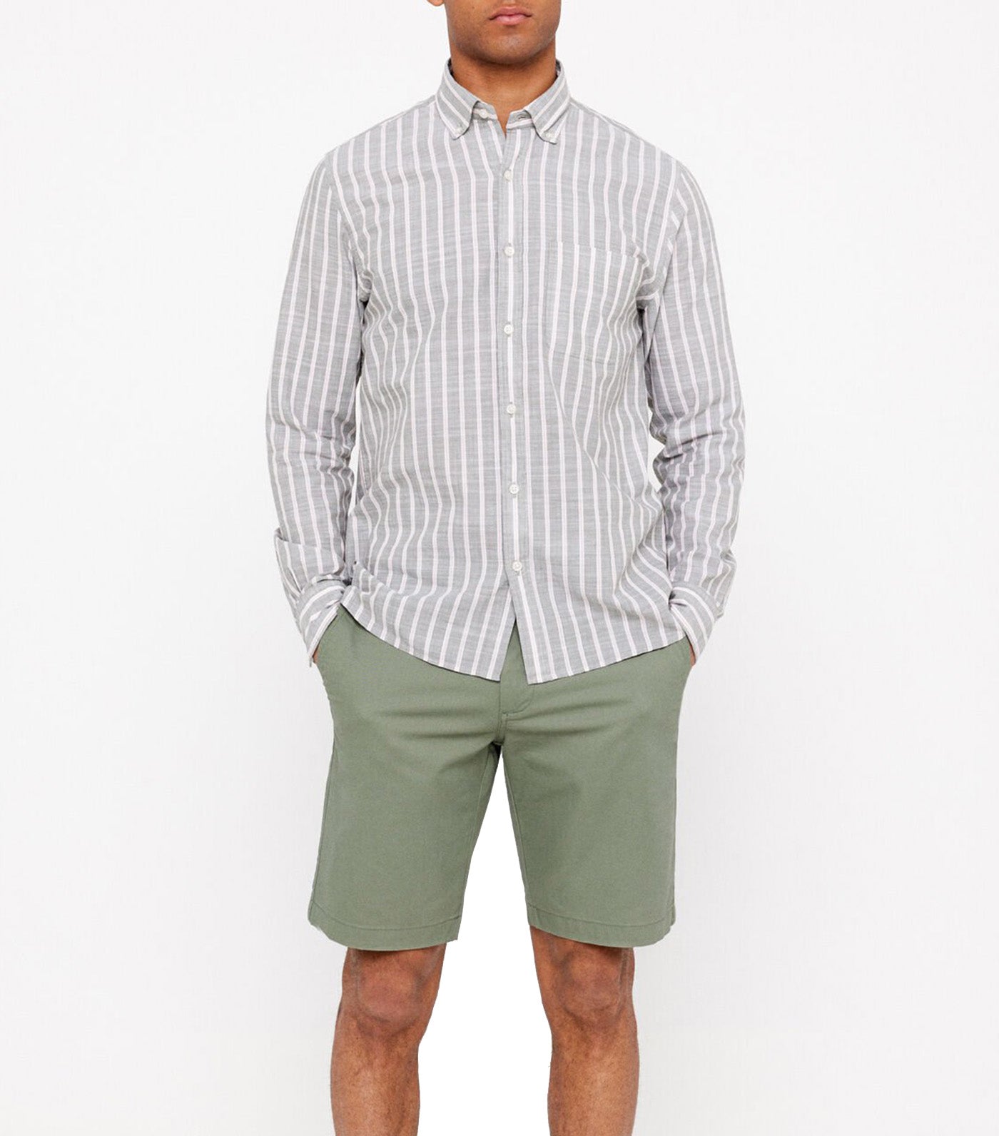 Chinese Bermuda Shorts Dark Khaki