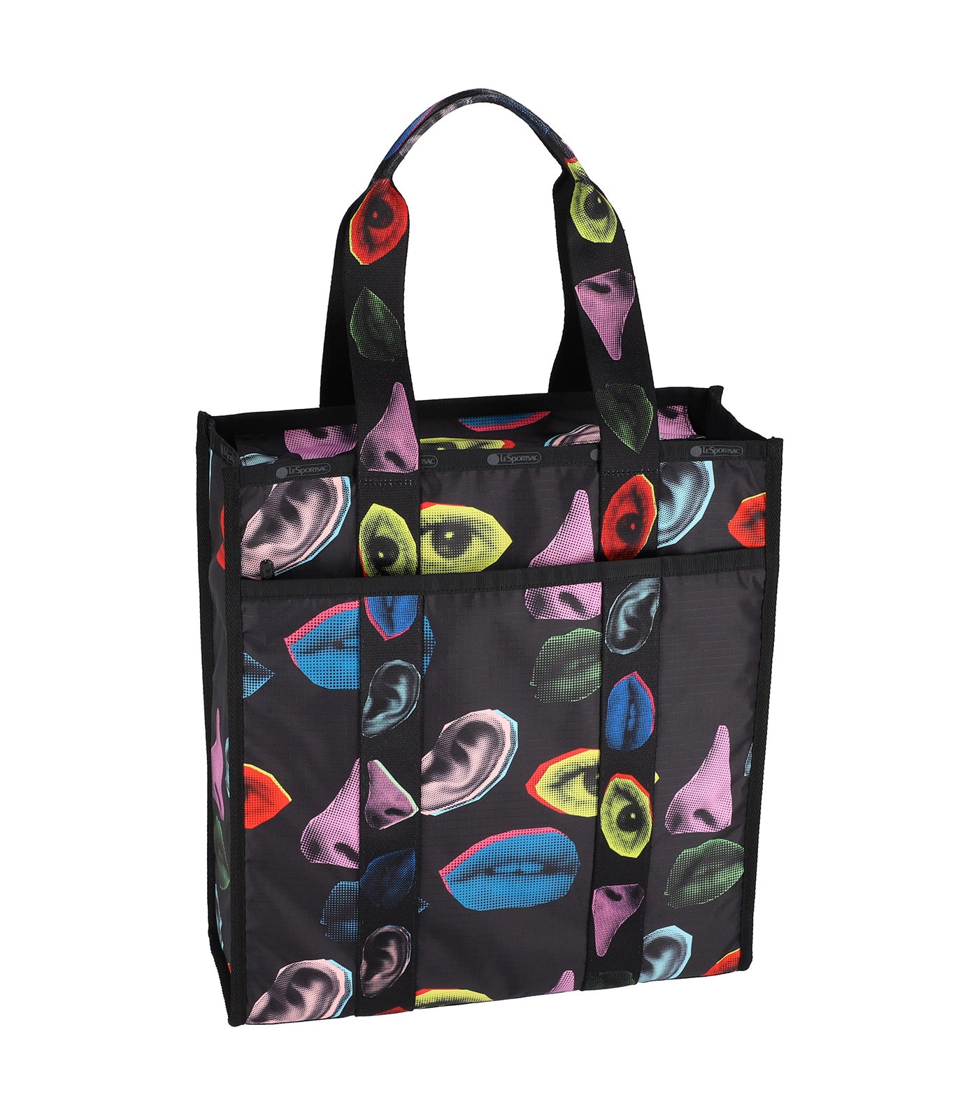 Large Web Book Tote Faces