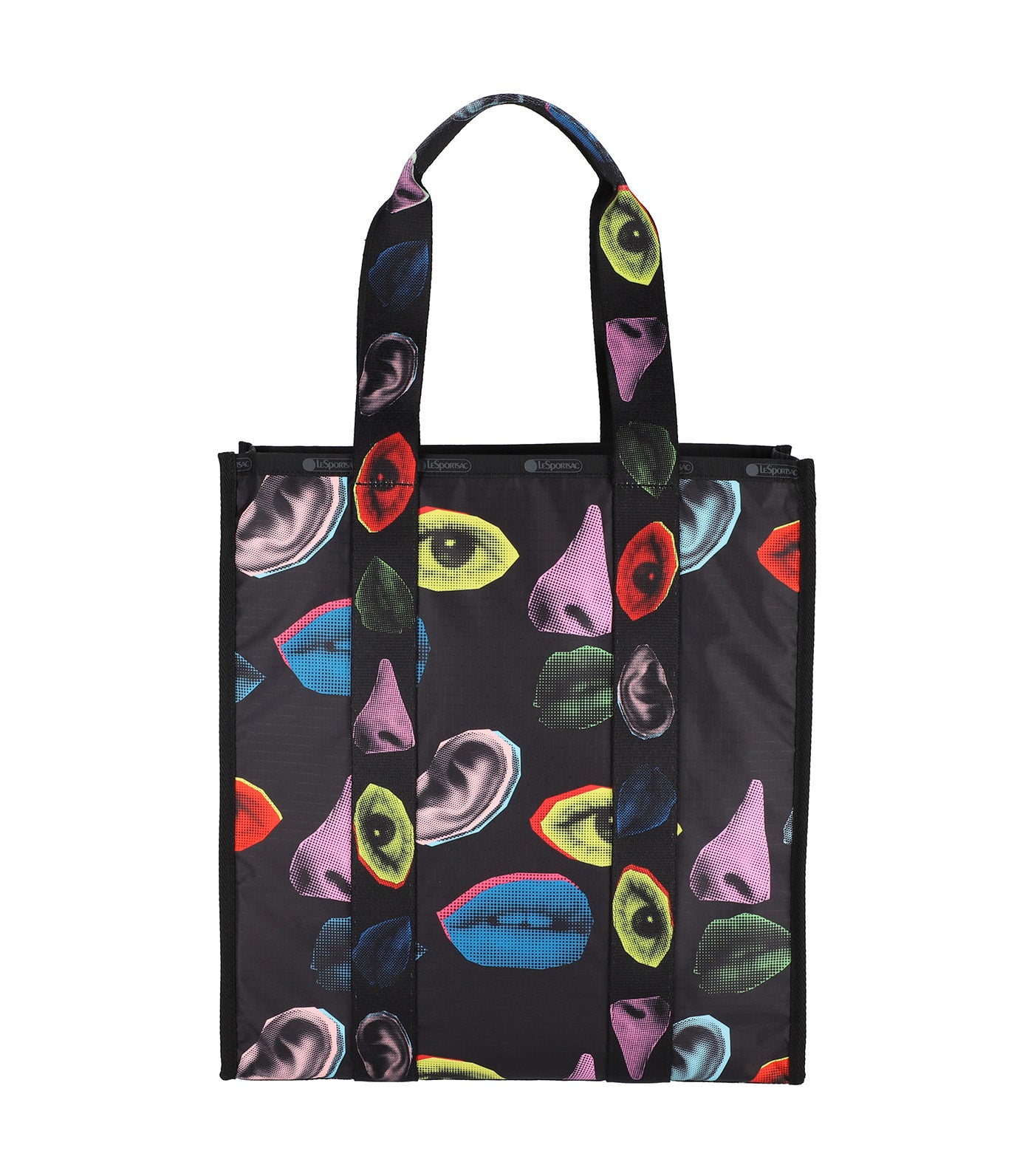 Large Web Book Tote Faces