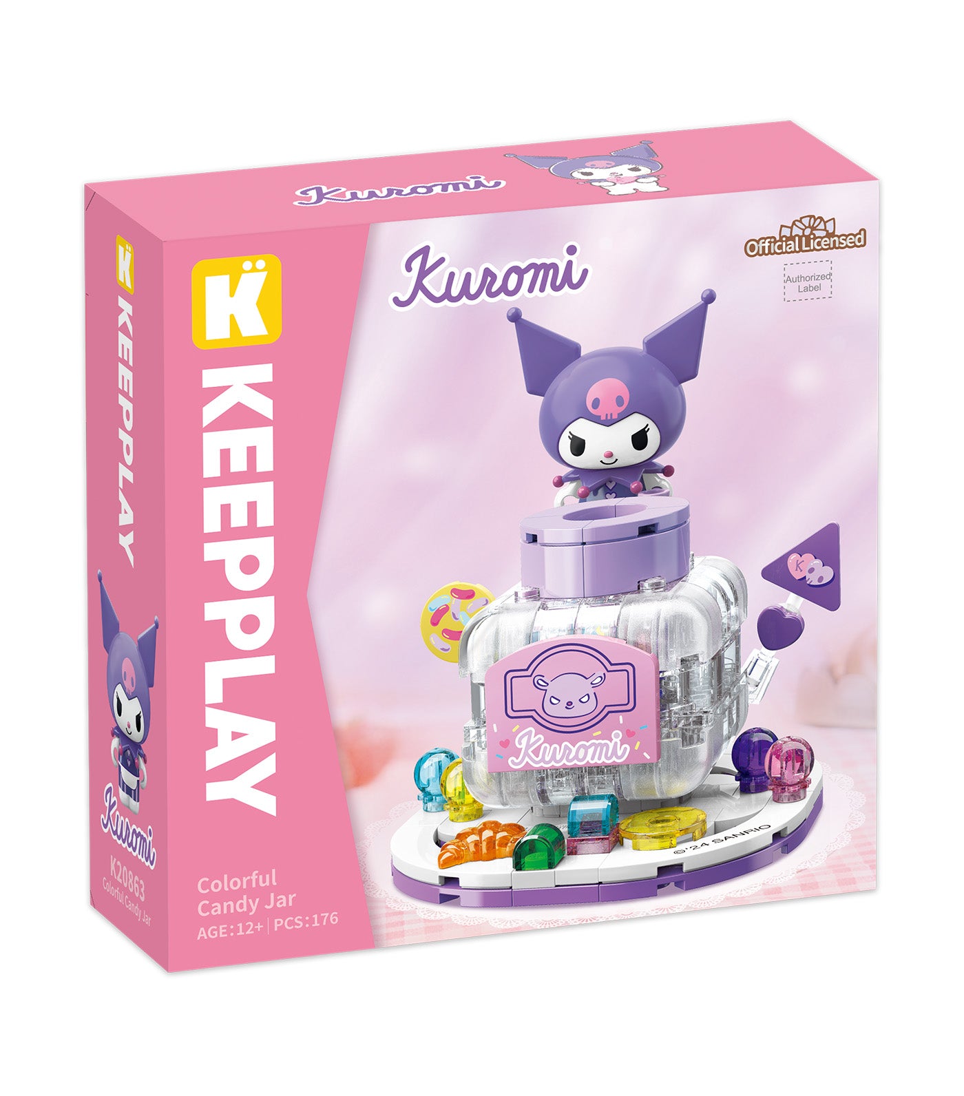 Kuromi Colorful Candy Jar