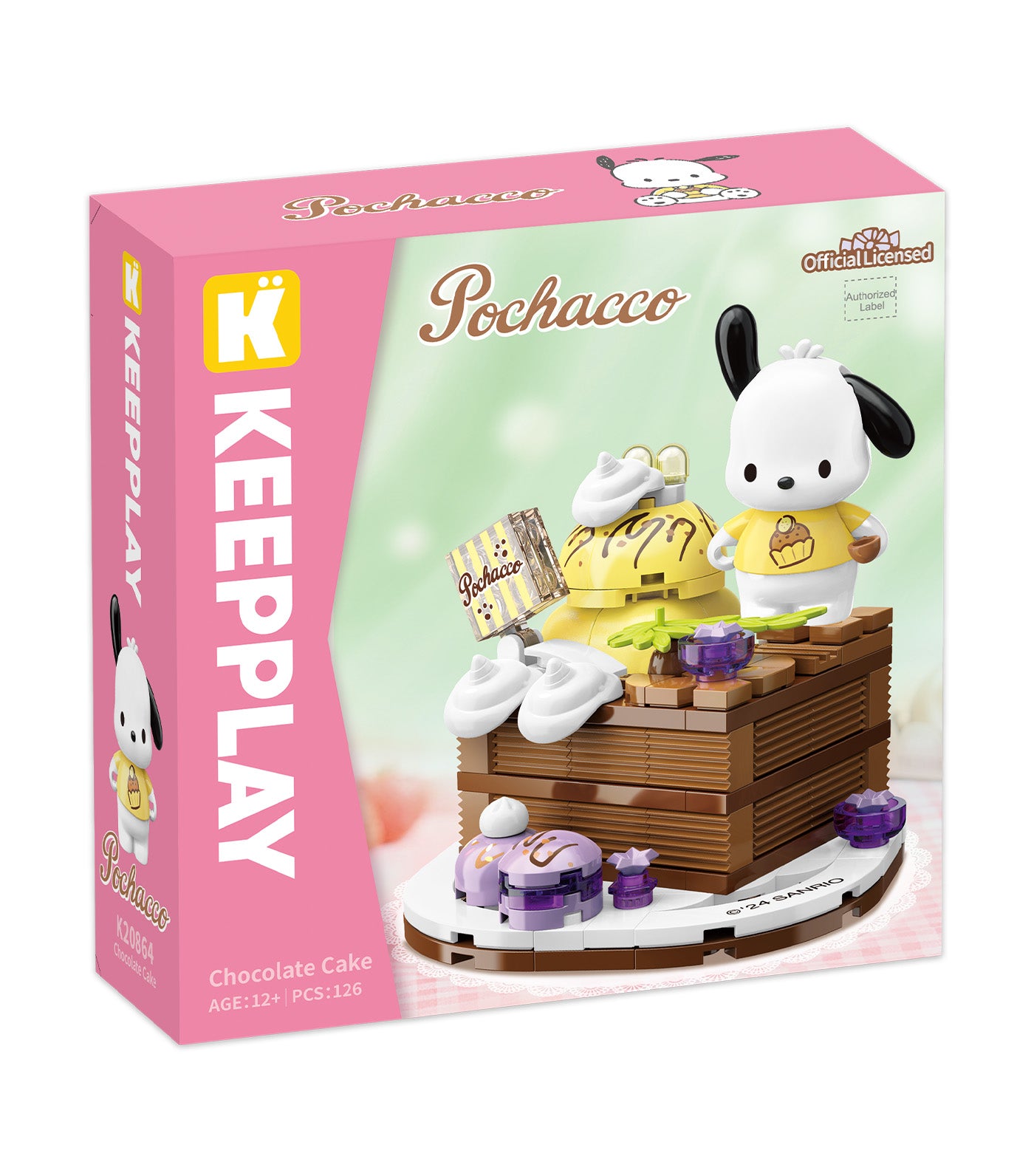 Pochacco Chocolate Cake