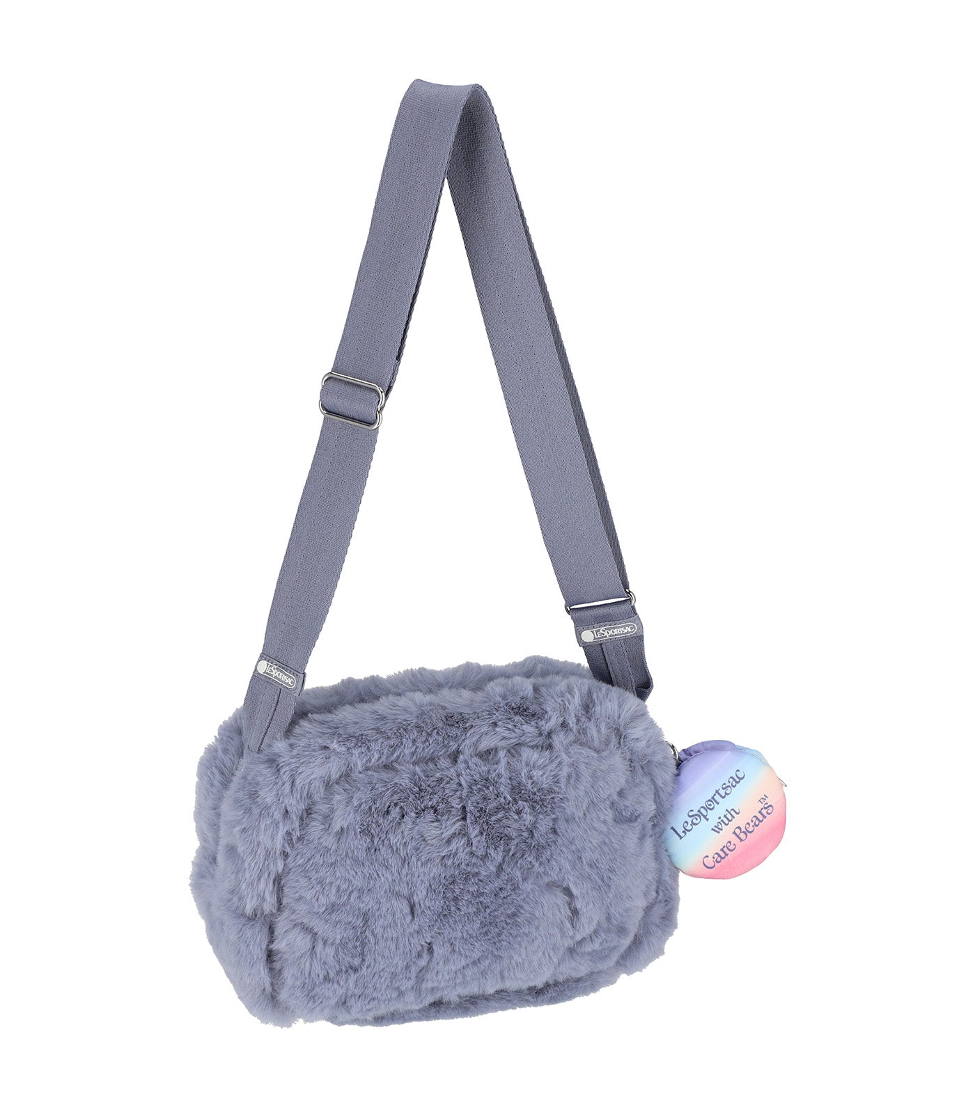 LeSportsac x Care Bears Puffy Cube Crossbody Care Bears Fuzzy Gray