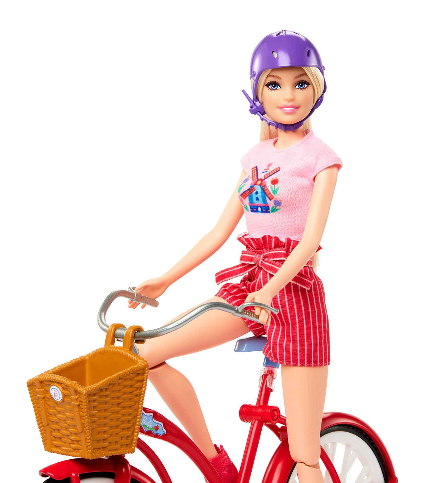 Pink Passport Doll and Bike Playset