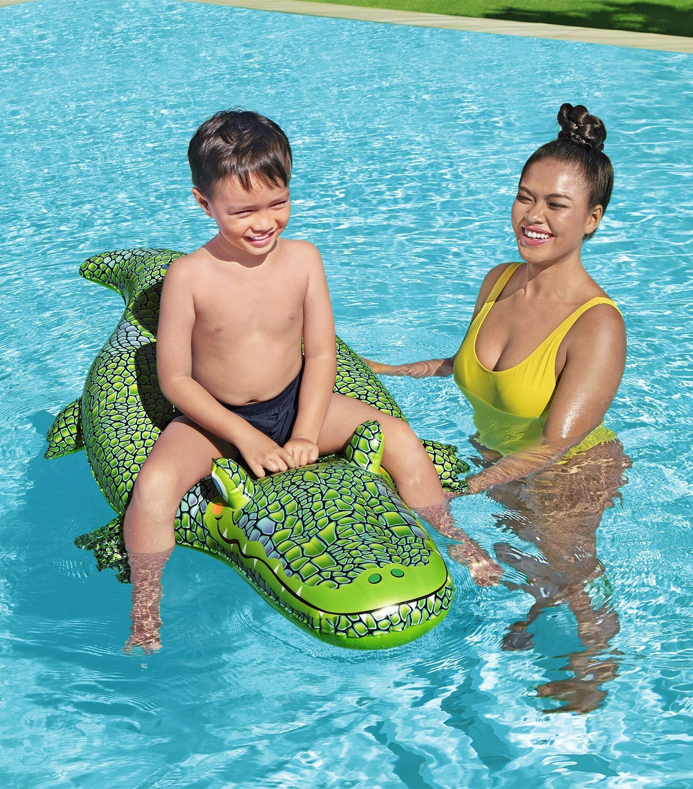 Buddy Crocodile™ Kids Ride-On Pool Float