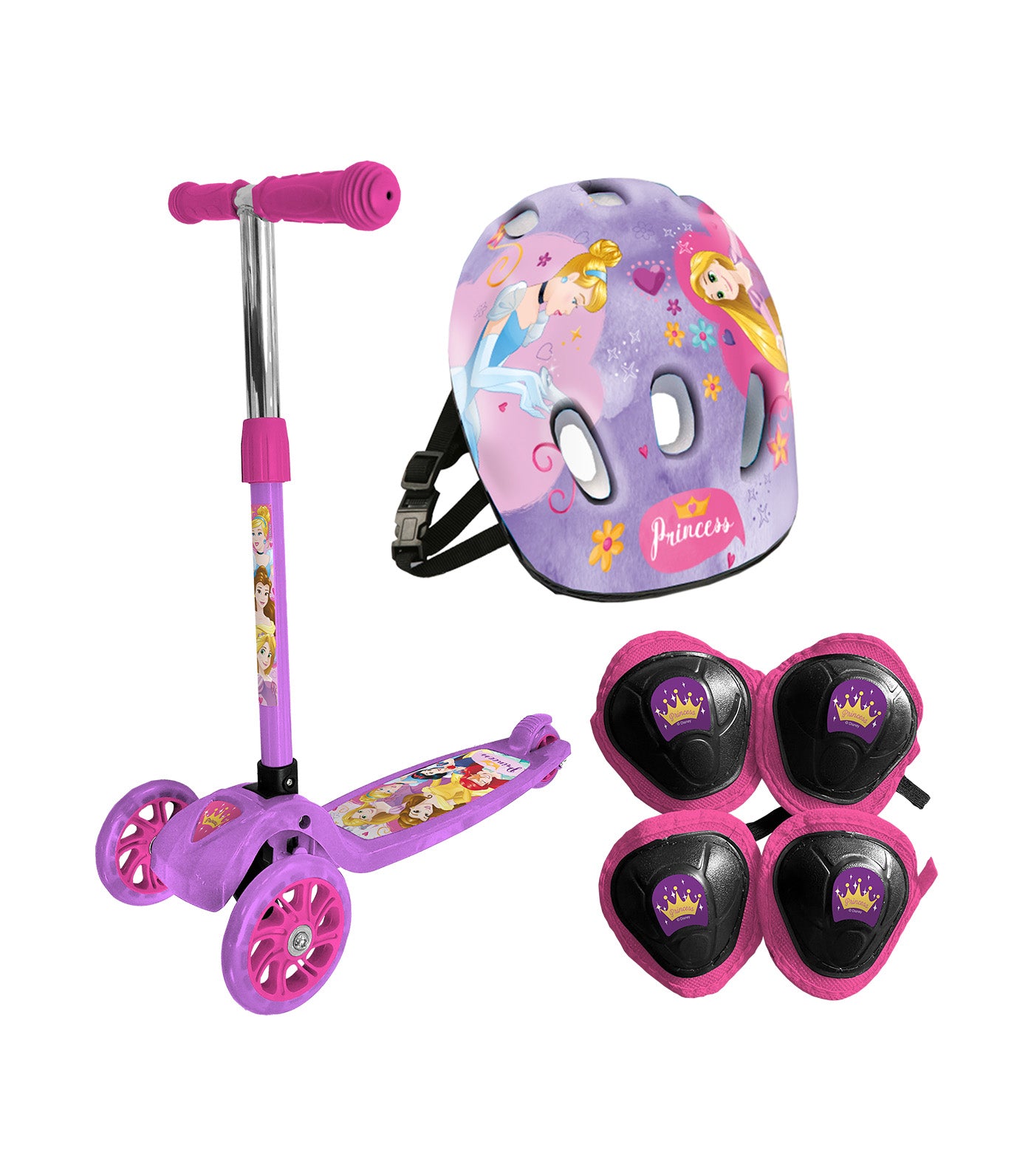 Princess Scooter + Safety Pack