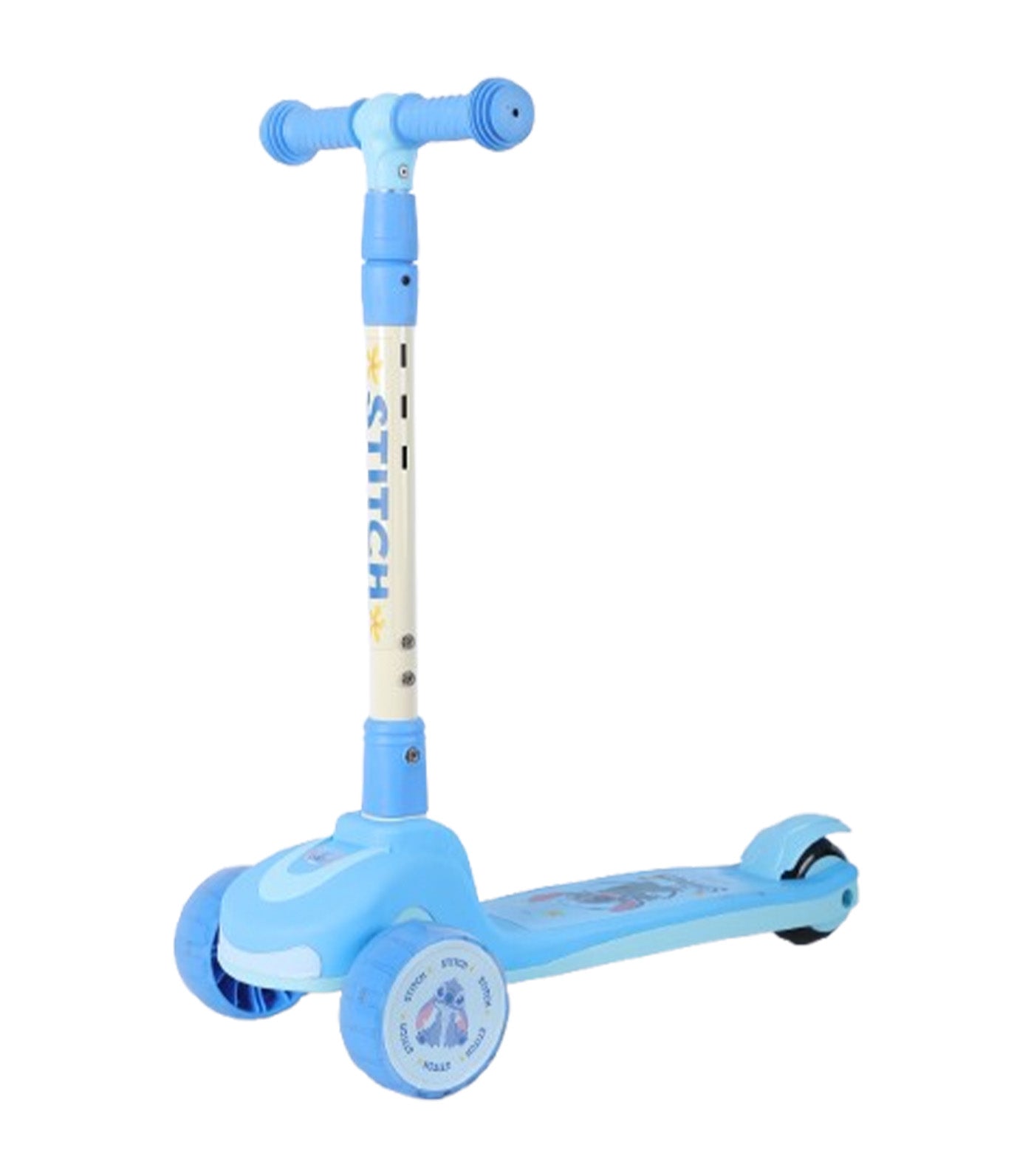 Stitch Foldable Twist Scooter with Lights