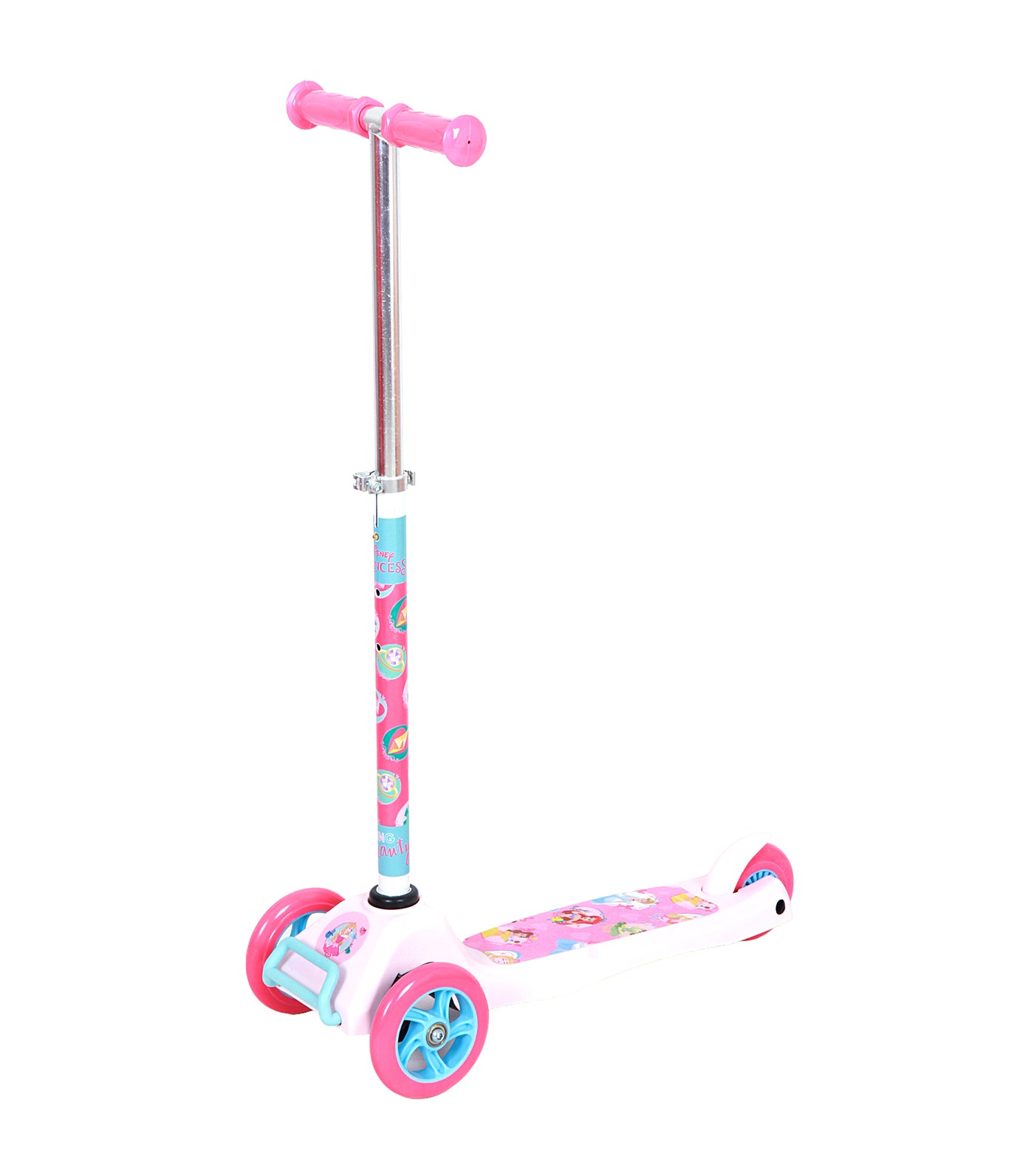 Princess Adjustable Twist Scooter Pink and Blue
