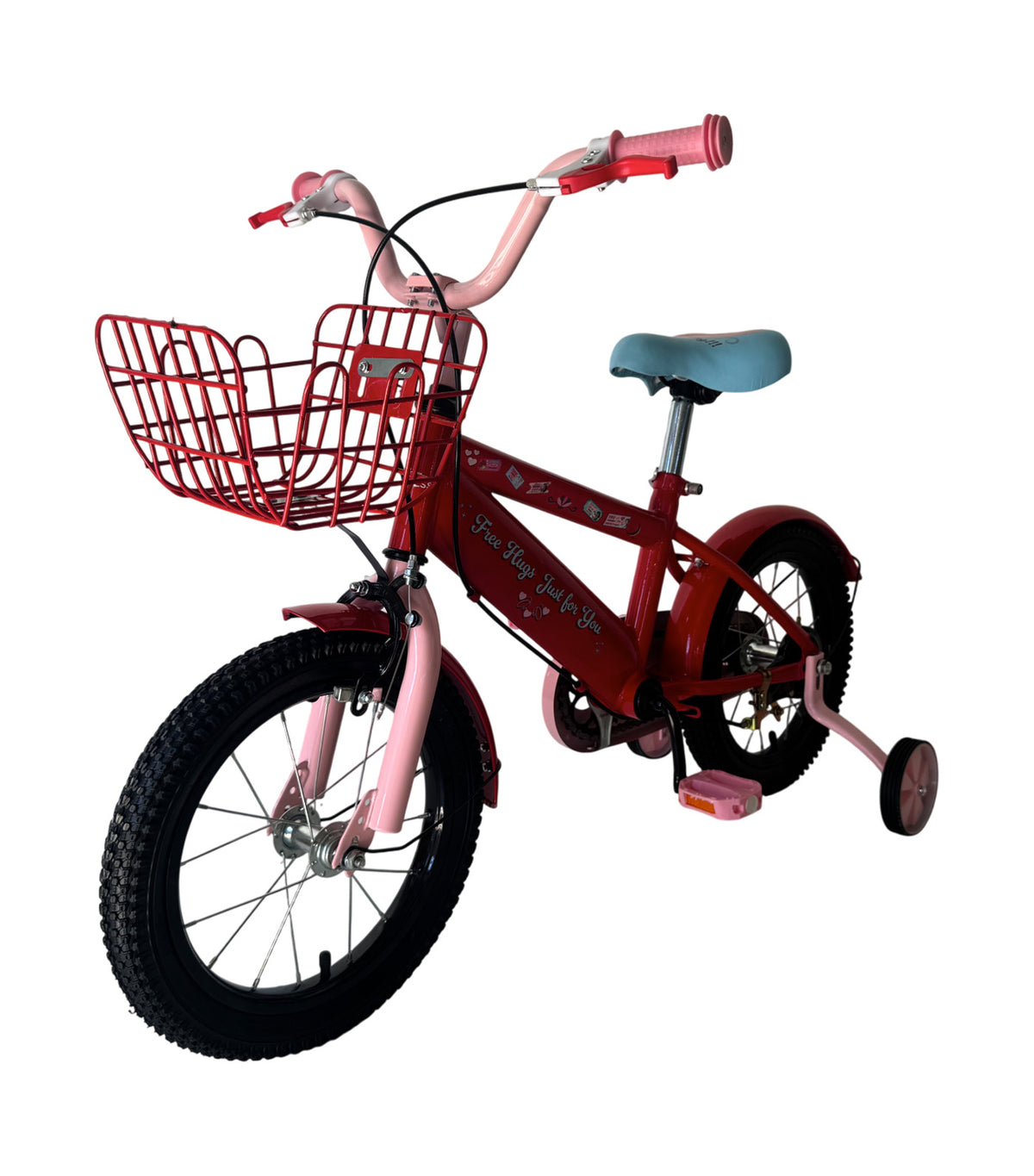 Princess Bike with Basket 14 in