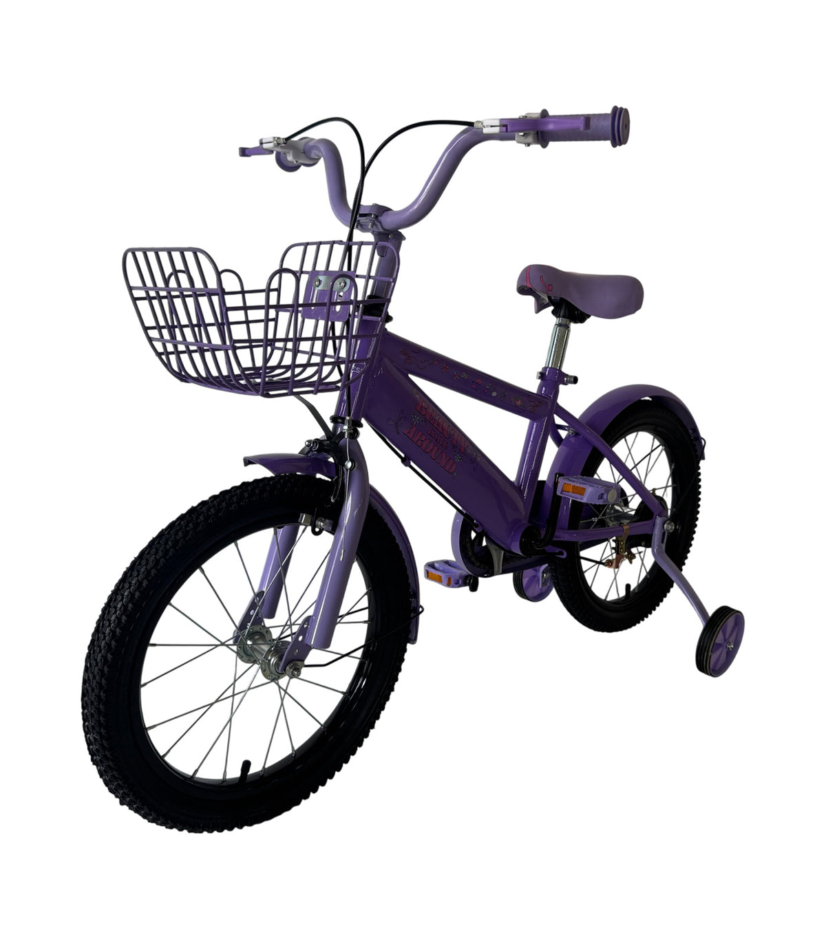 Princess Bike with Basket 16 in