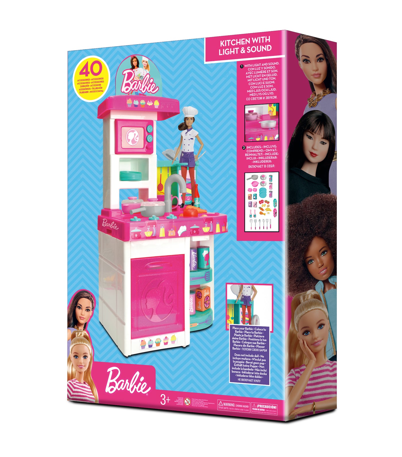 Barbie clearance kitchen playset