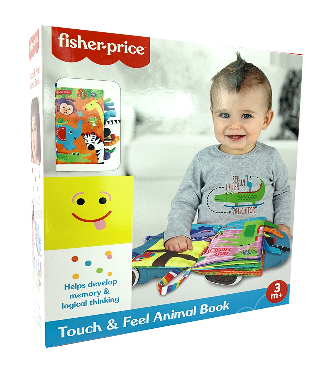 Fisher-Price Touch and Feel Animal Cloth Book