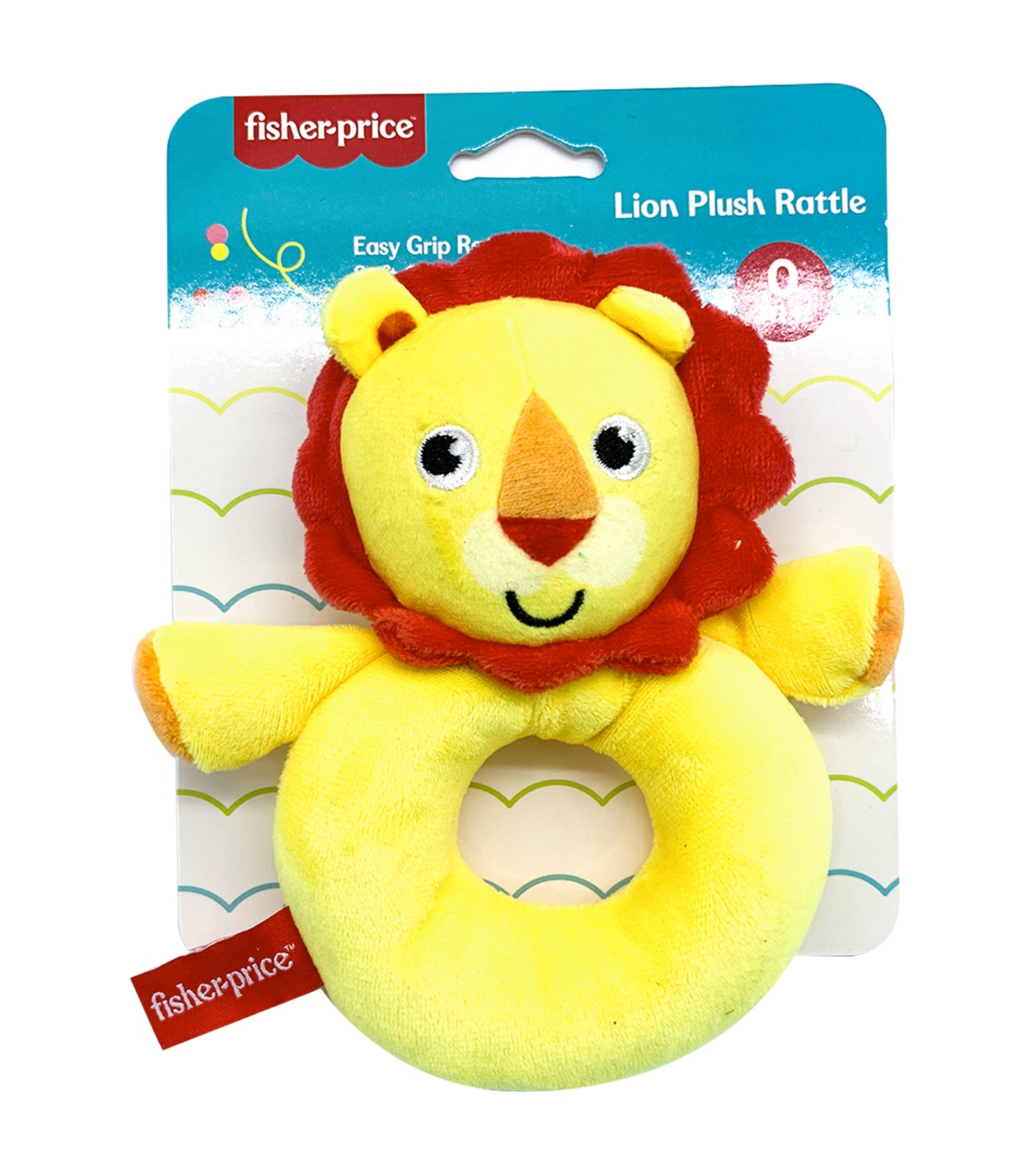 Fisher-Price Baby Rattle Plush Toy - Lion