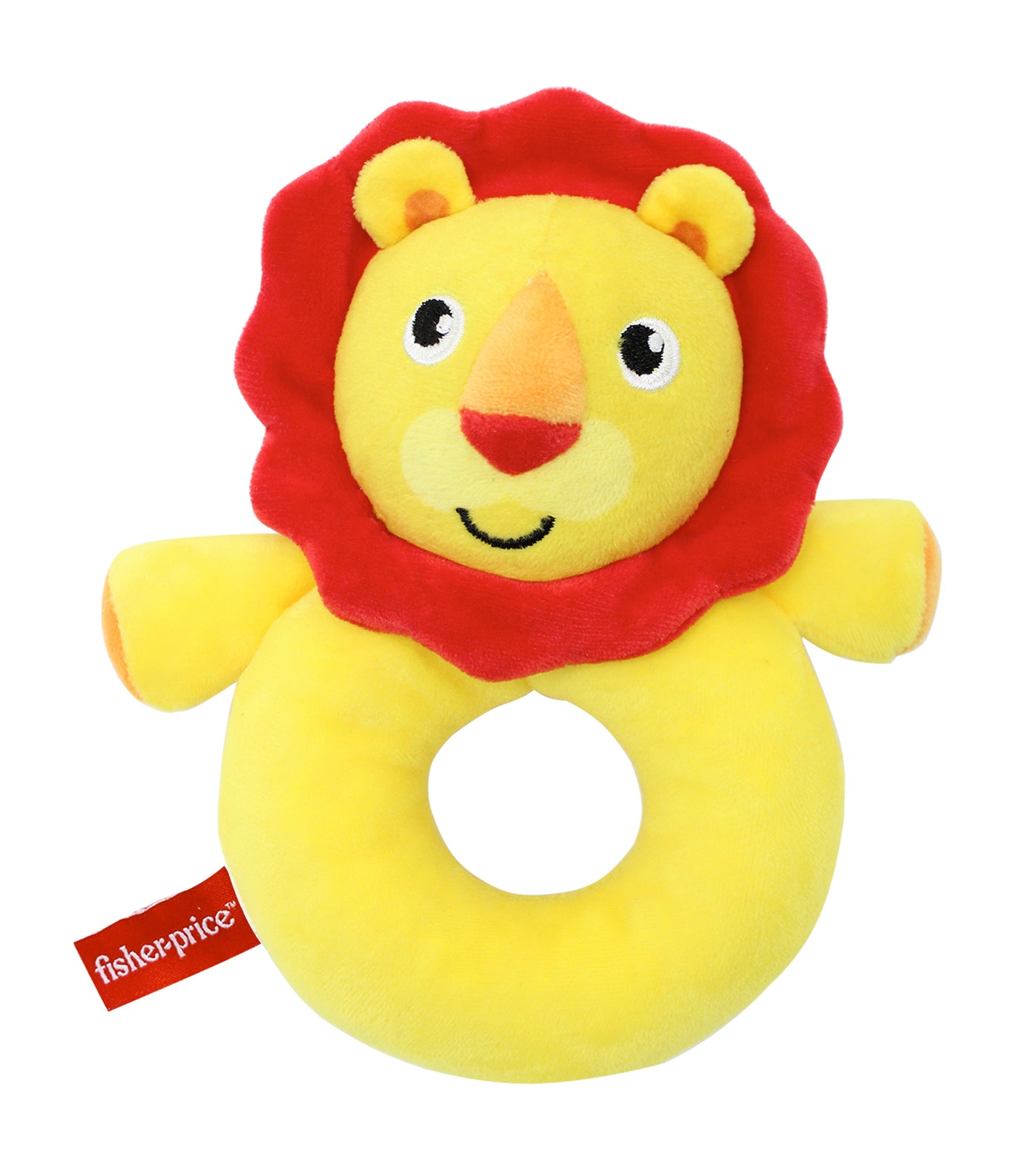 Fisher-Price Baby Rattle Plush Toy - Lion