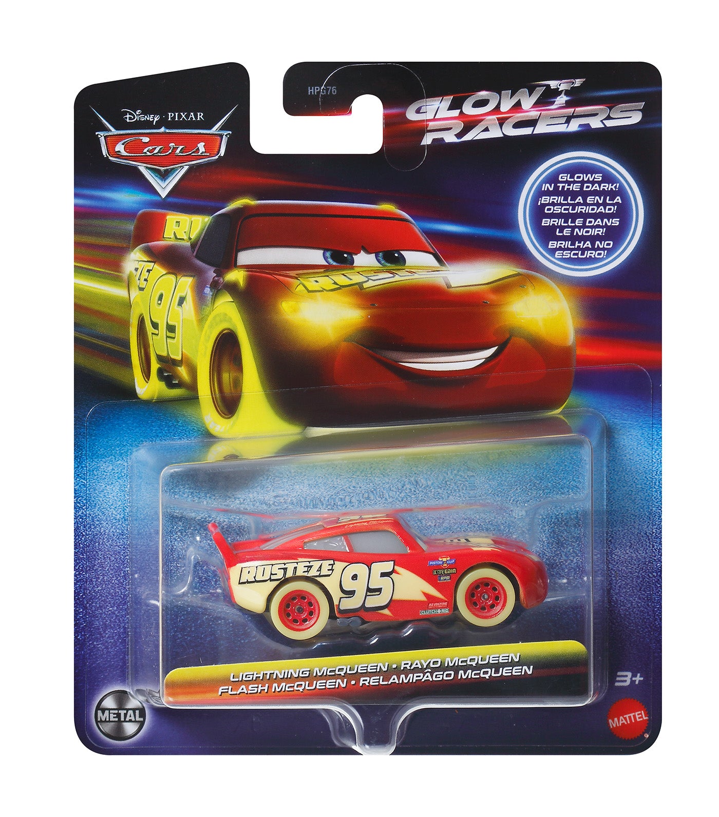 Cars Glow Racers Lightning McQueen Flash McQueen