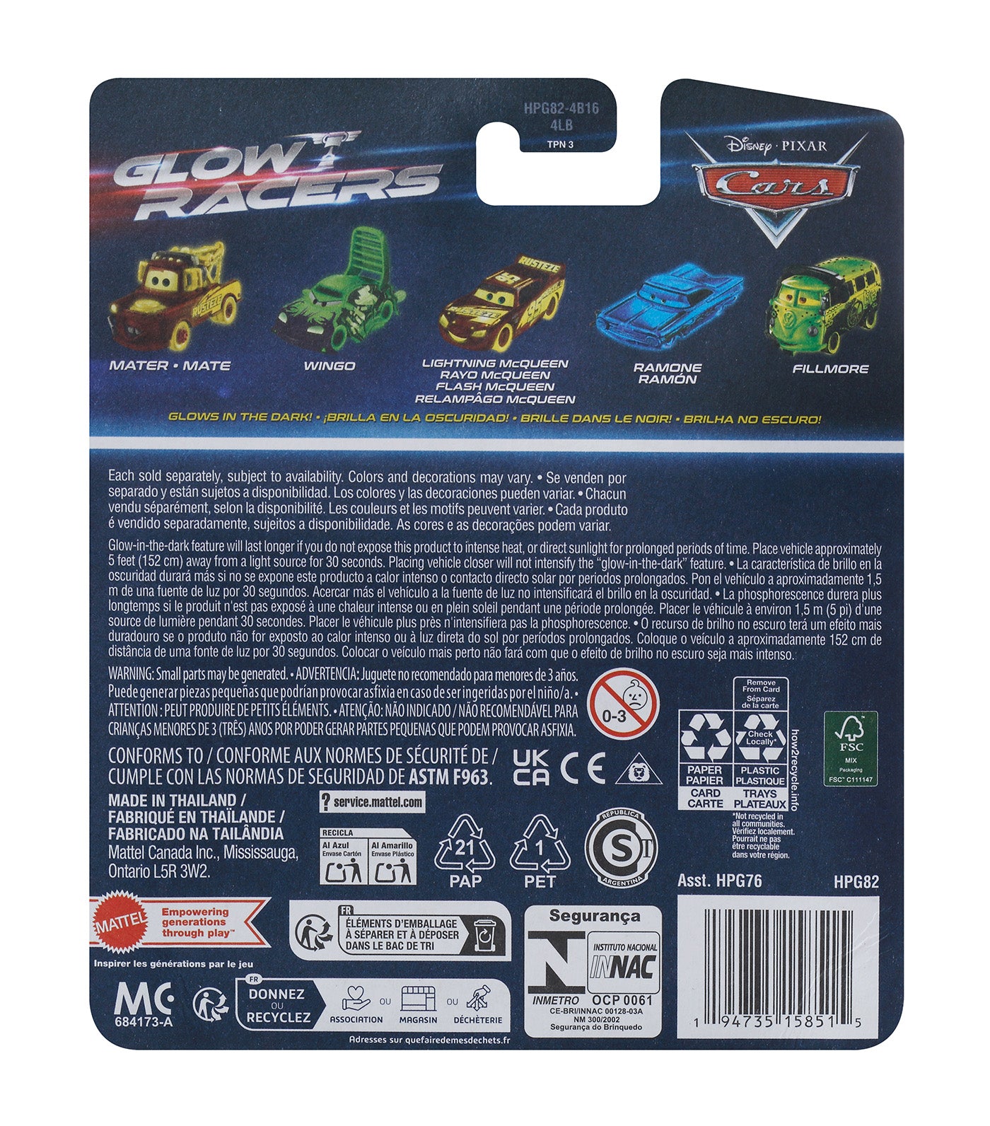 Cars Glow Racers Jackson Storm
