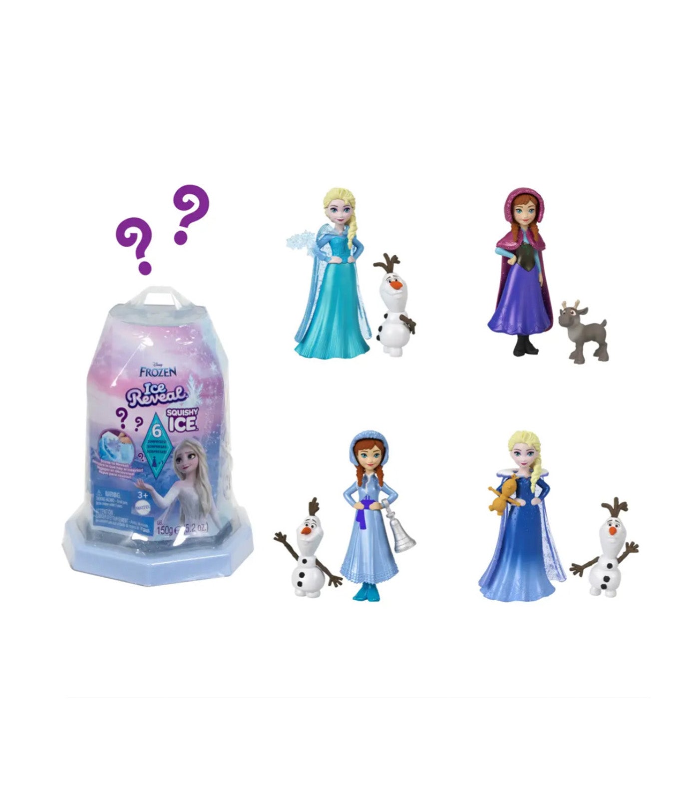 Frozen Squishy Ice Reveal Small Doll