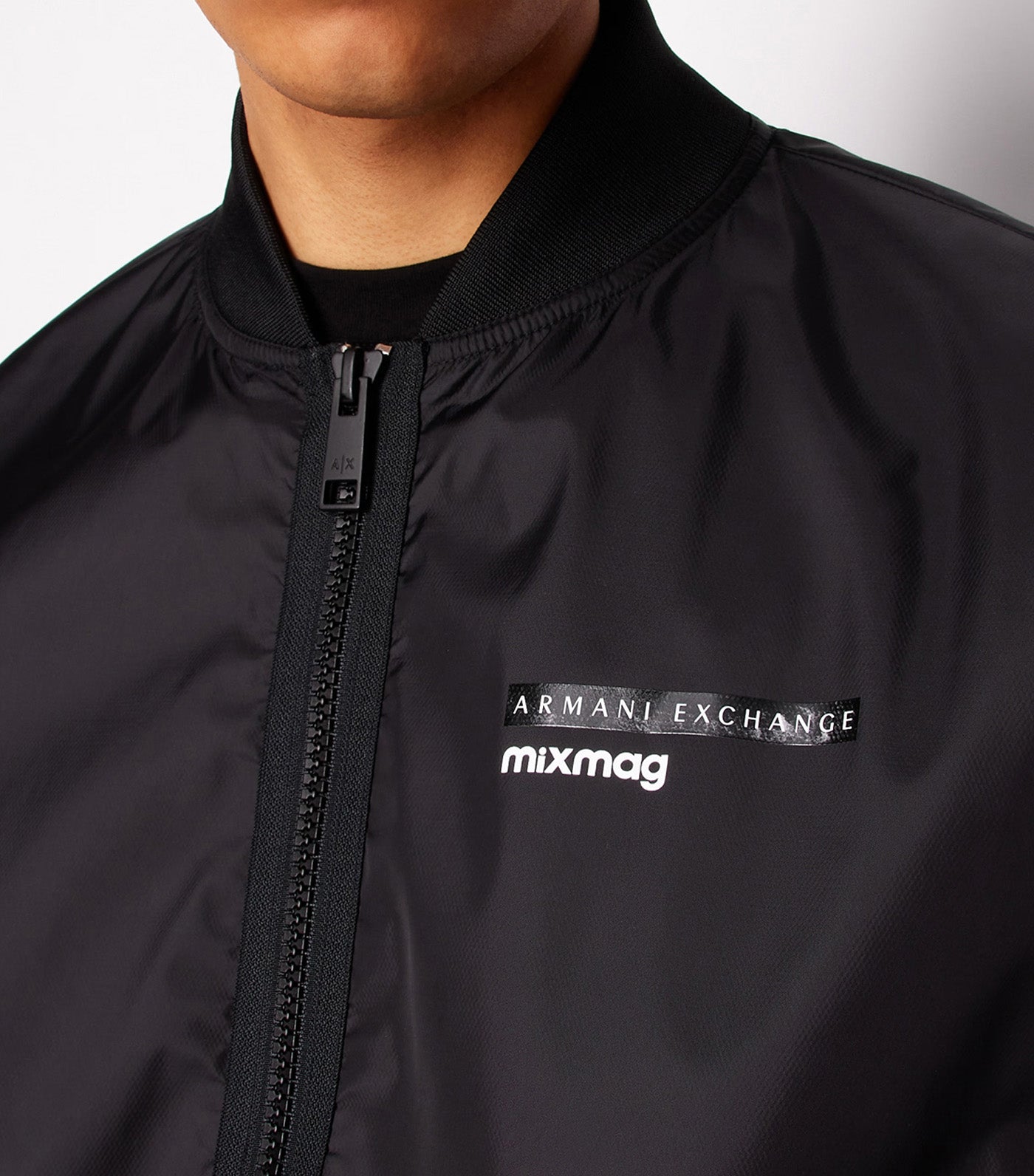 Armani Exchange Blouson Coated Fabric Black | Rustan's