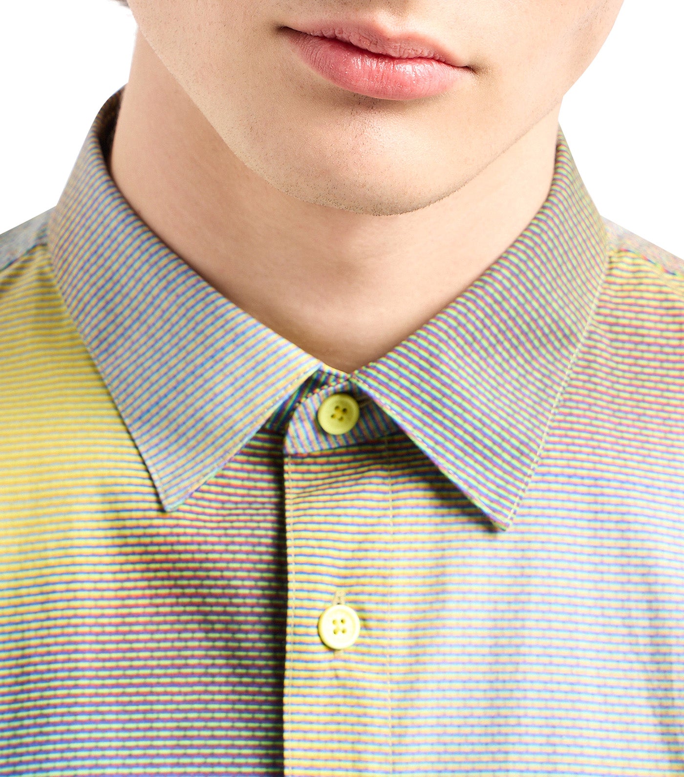 Meta Nature Collection Regular Fit Shirt Yellow Plum RGB Patt