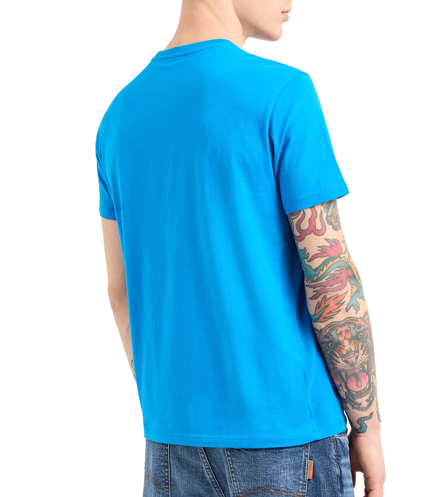 Regular Fit Tee Logo Directoire Blue