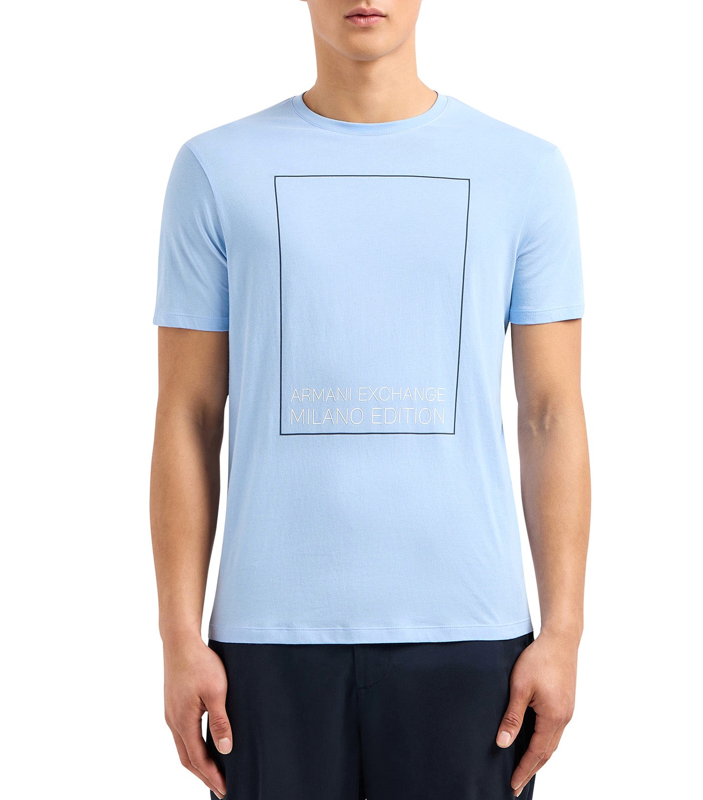 Regular Fit Tee Logo Placid Blue