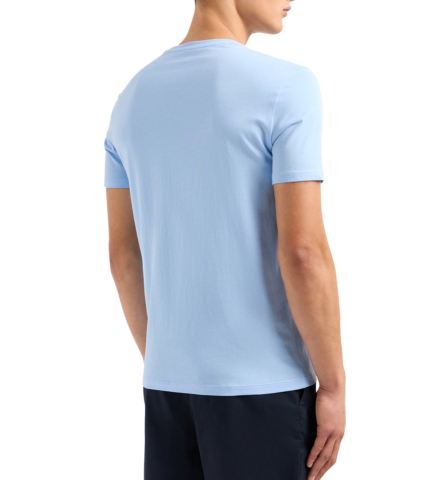 Regular Fit Tee Logo Placid Blue
