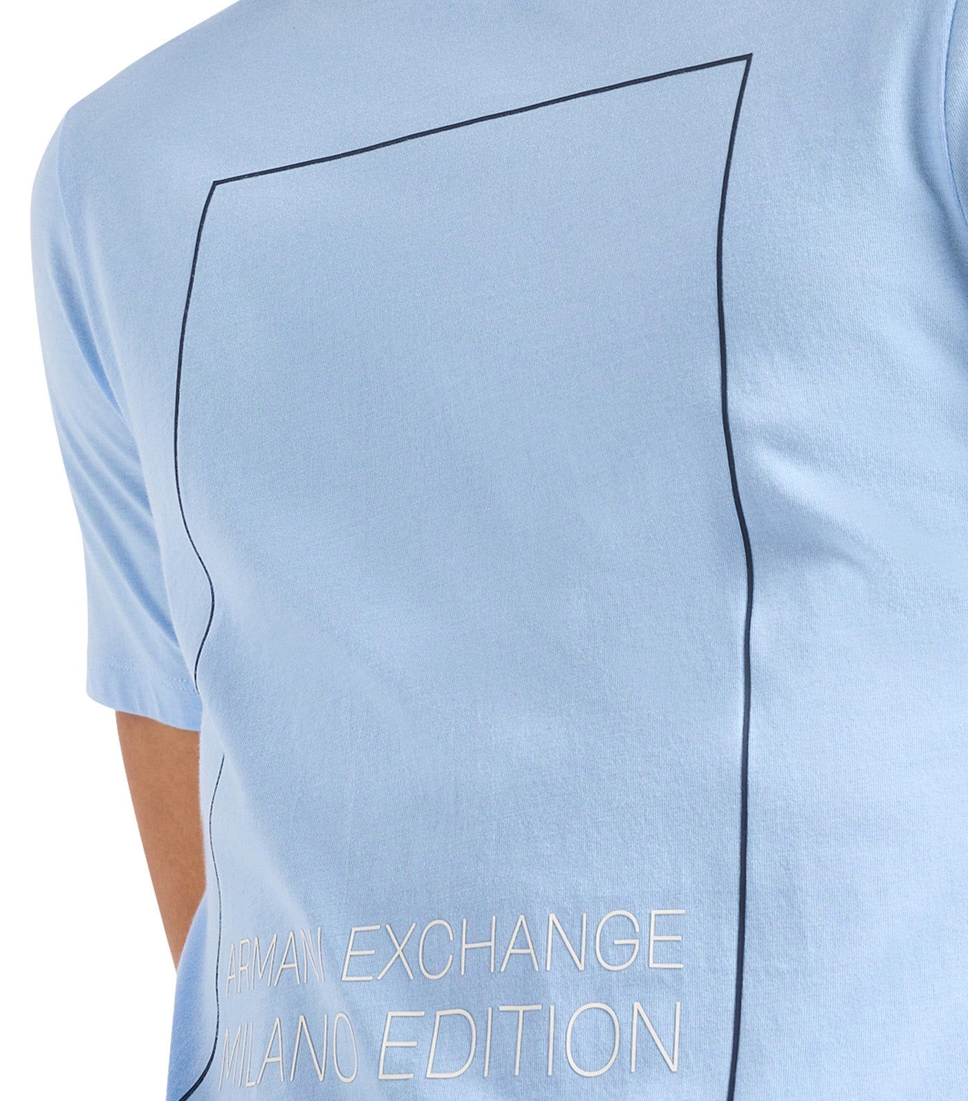 Regular Fit Tee Logo Placid Blue