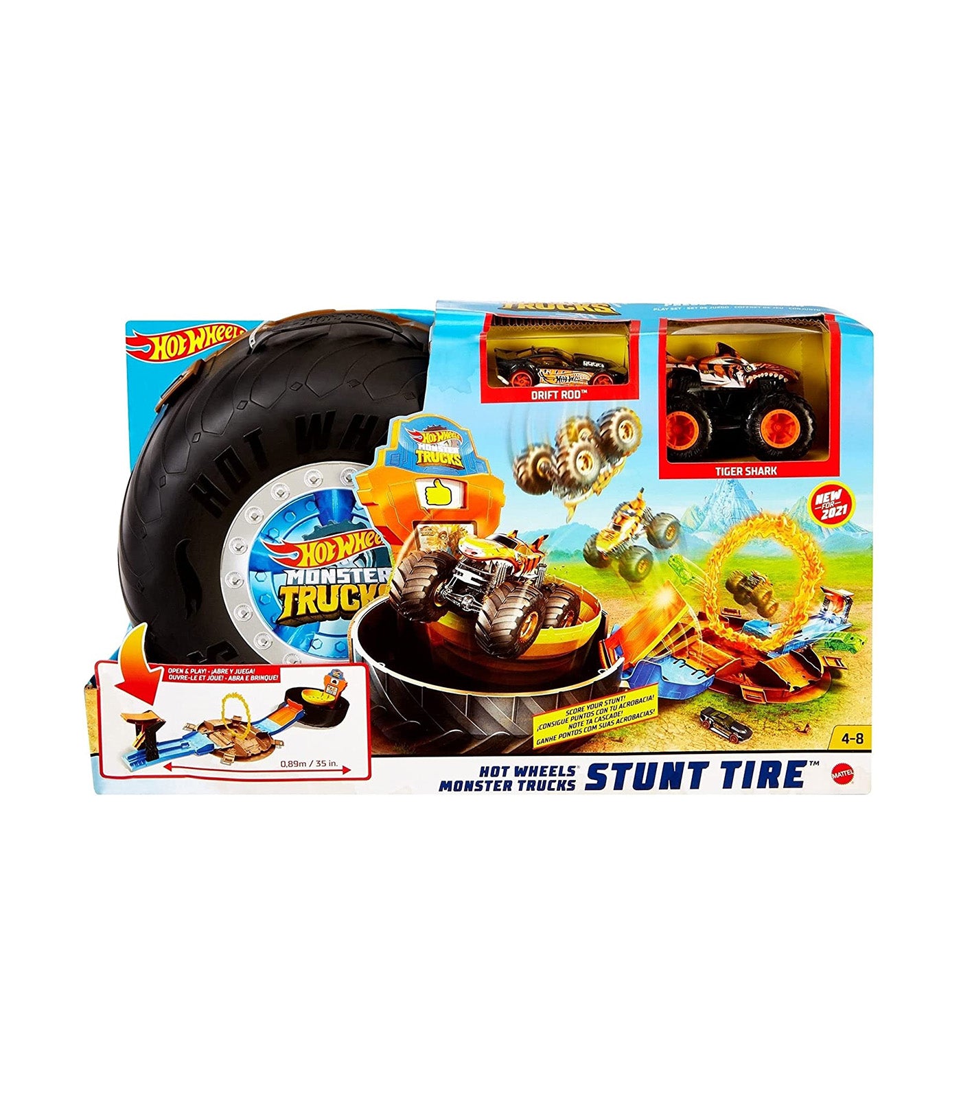 Monster Trucks Stunt Tire™ Playset