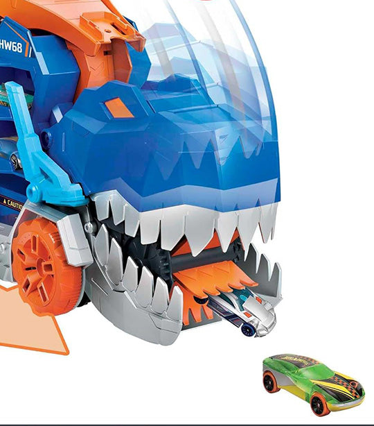 Hot Wheels Ultimate Hauler T-Rex Transporter Playset