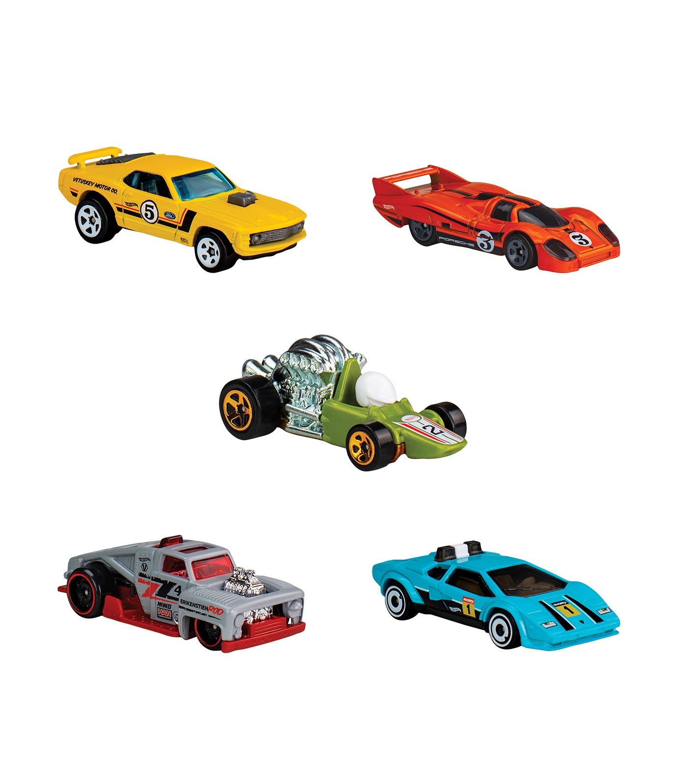 5-Pack Retro Racers