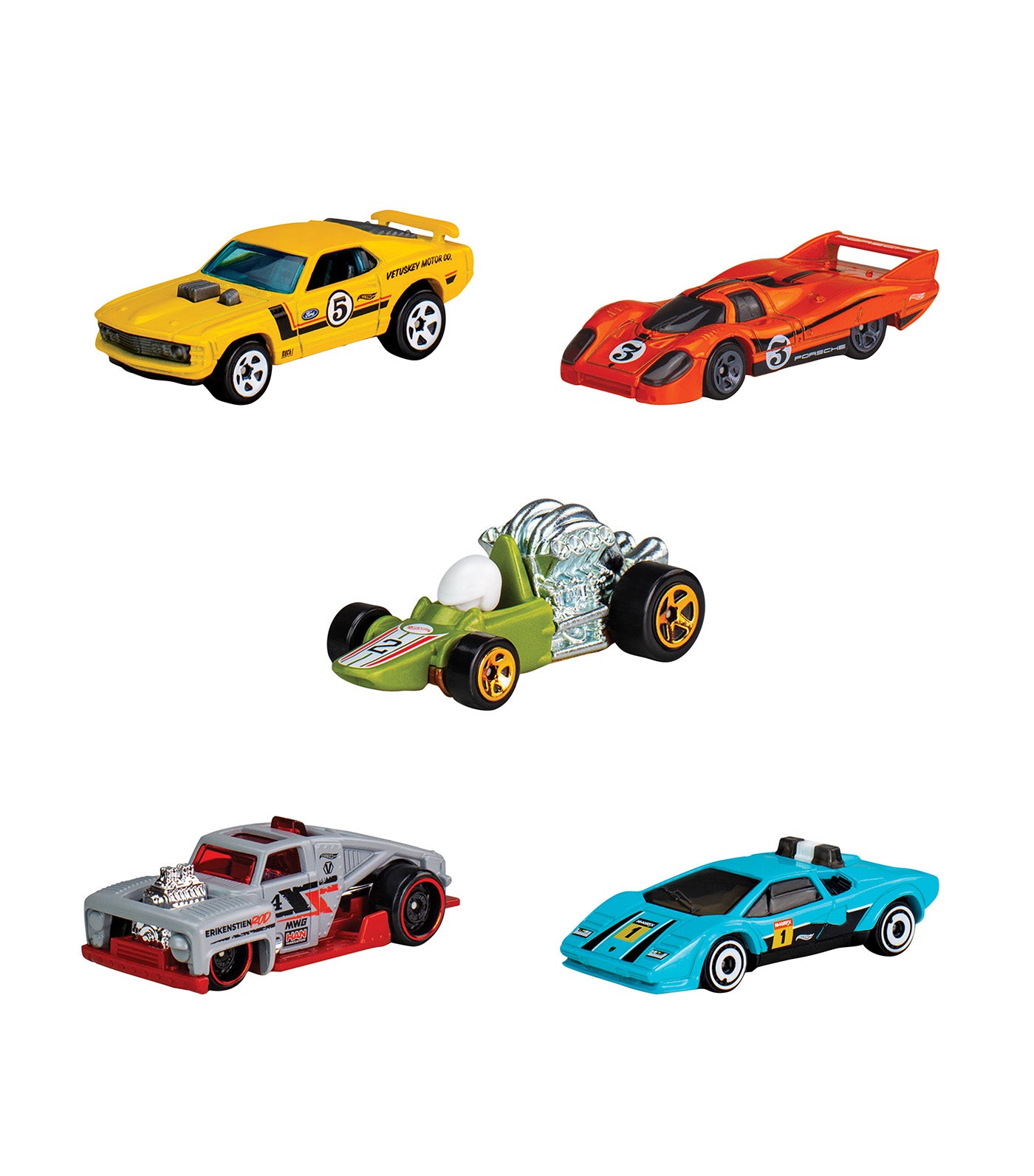 5-Pack Retro Racers