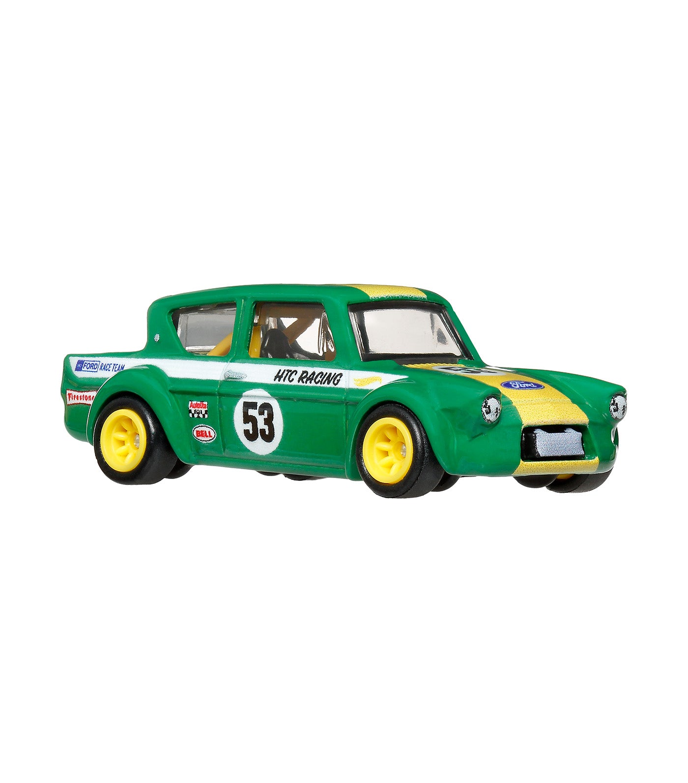  Hot Wheels Premium Car Culture 2-Pack Custom Personnalisé '64 Galaxie 500 and '67 Ford Anglia Racer Voiture De Course 