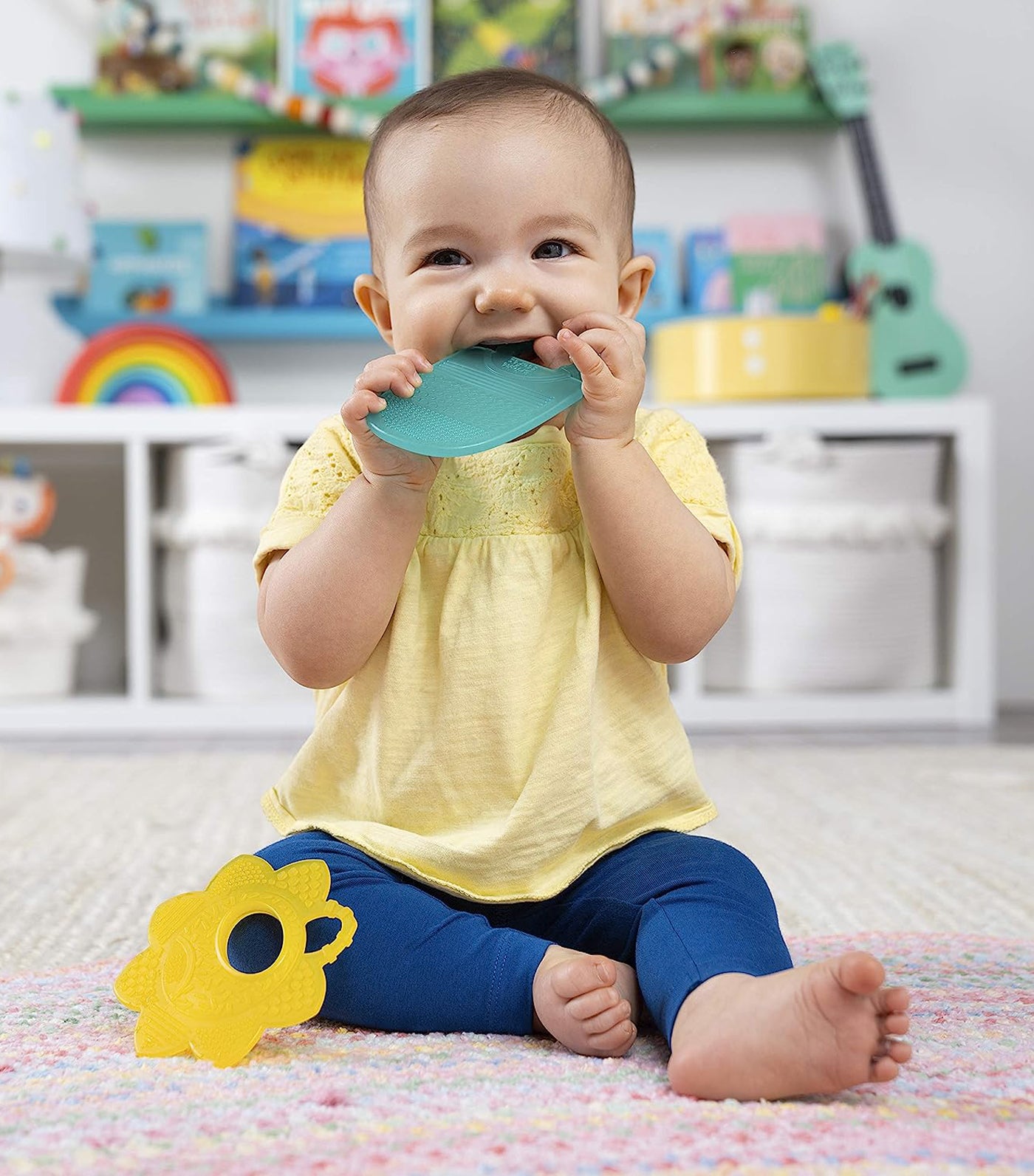 Bright Starts Sunny Soothers - Easy-Grasp Two-Pack Teethers