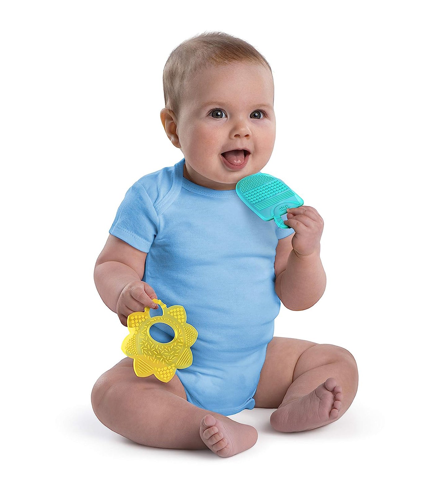 Bright Starts Sunny Soothers - Easy-Grasp Two-Pack Teethers