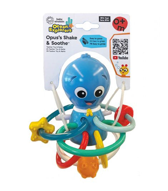 Opus's Shake & Soothe Teether Toy & Rattle