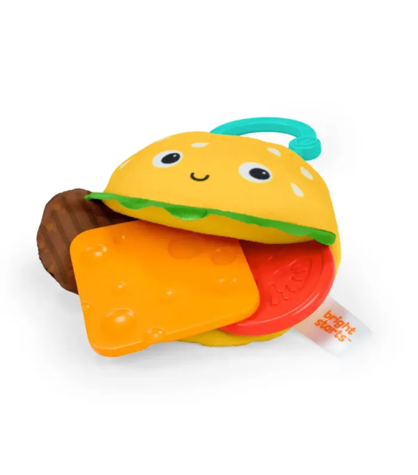 Say Cheeseburger Plush Teether